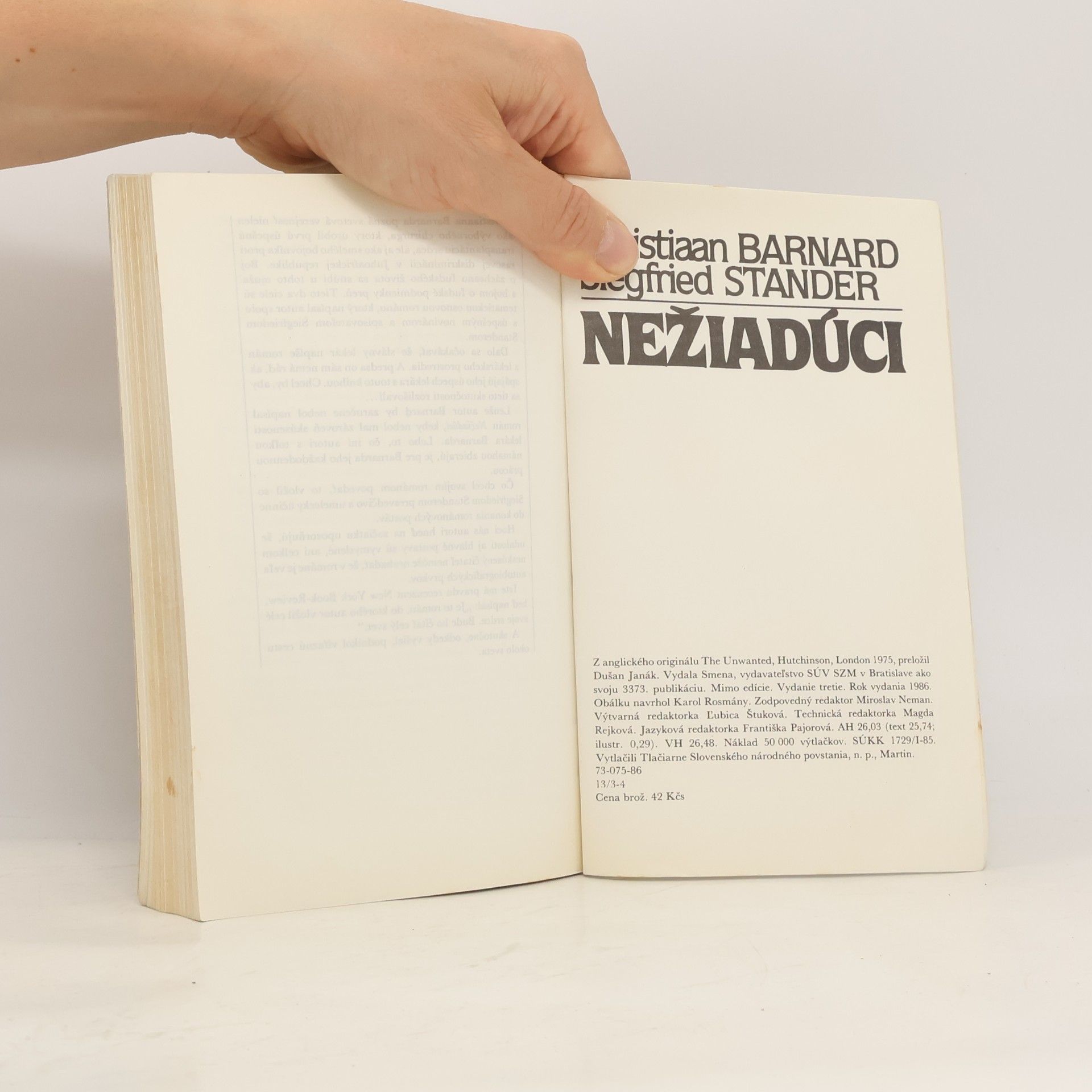 Christiaan Barnard Nežiadúci