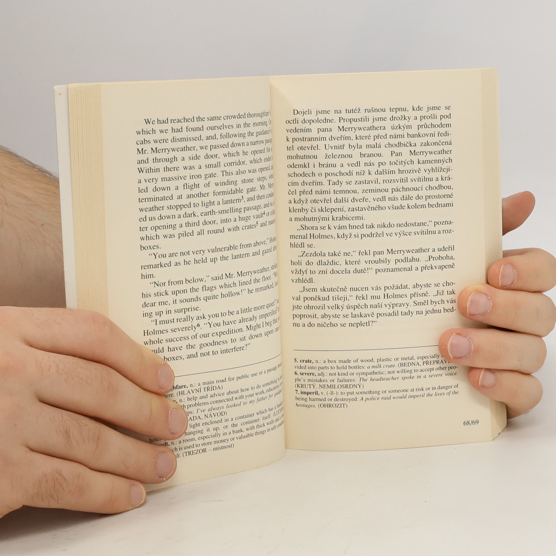 Arthur Conan Doyle The cases of Sherlock Holmes. Případy Sherlocka Holmese. The adventure of the red-headed league. Spolek ryšavců.