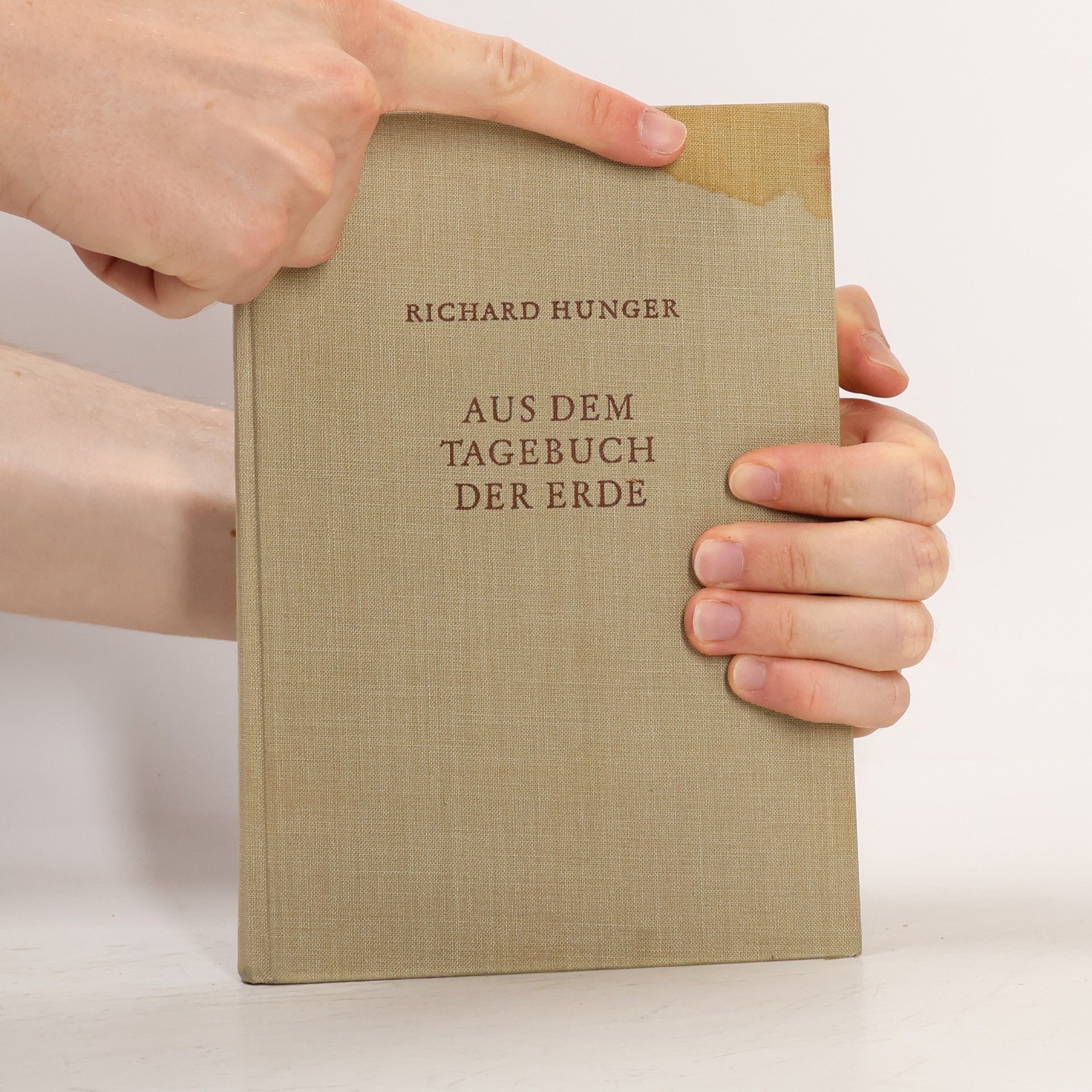 Richard Hunger Aus dem Tagebuch der Erde