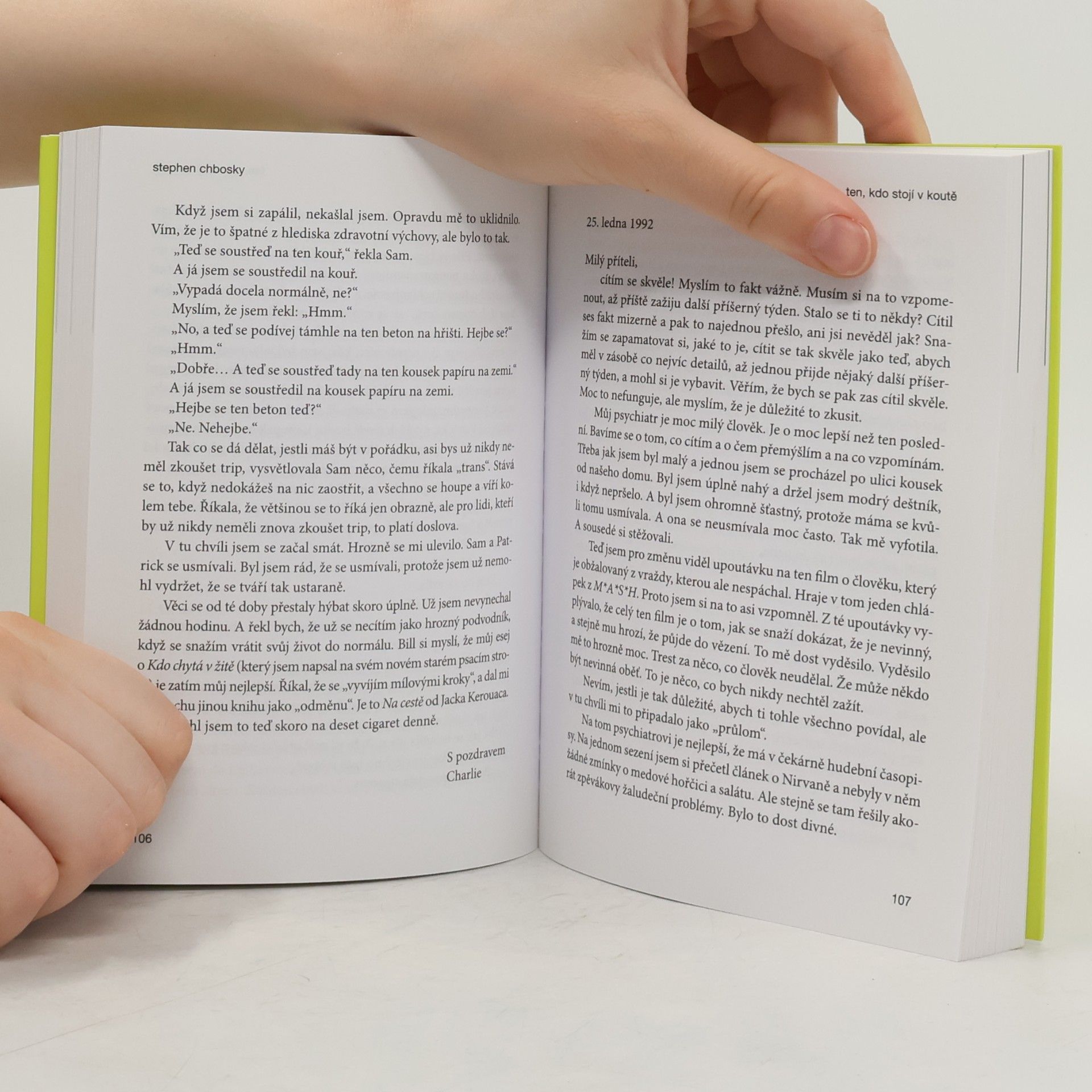 Stephen Chbosky Ten, kdo stojí v koutě