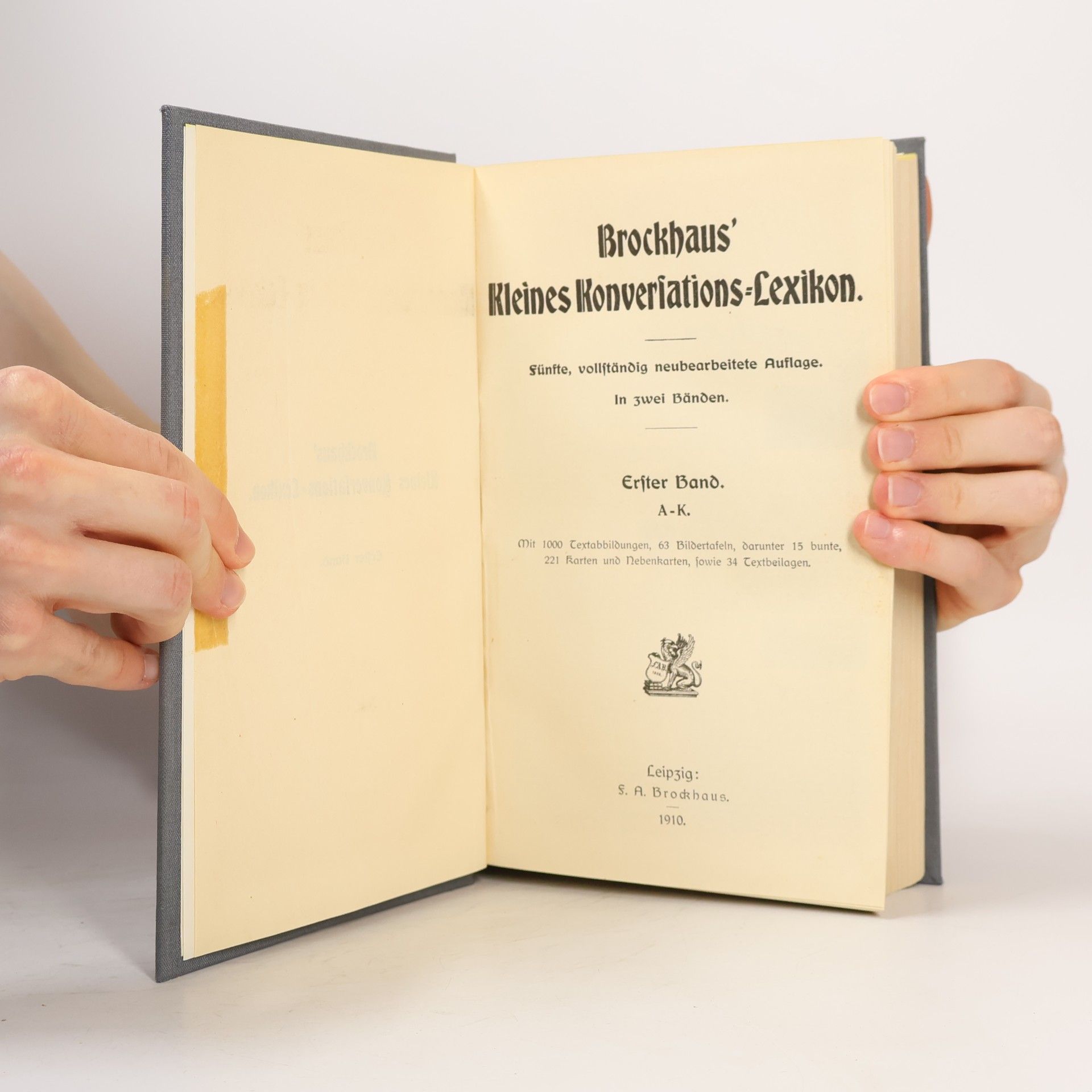 Kolektív autorov Brockhaus' kleines Konversations-Lexikon. Erster Band A-K