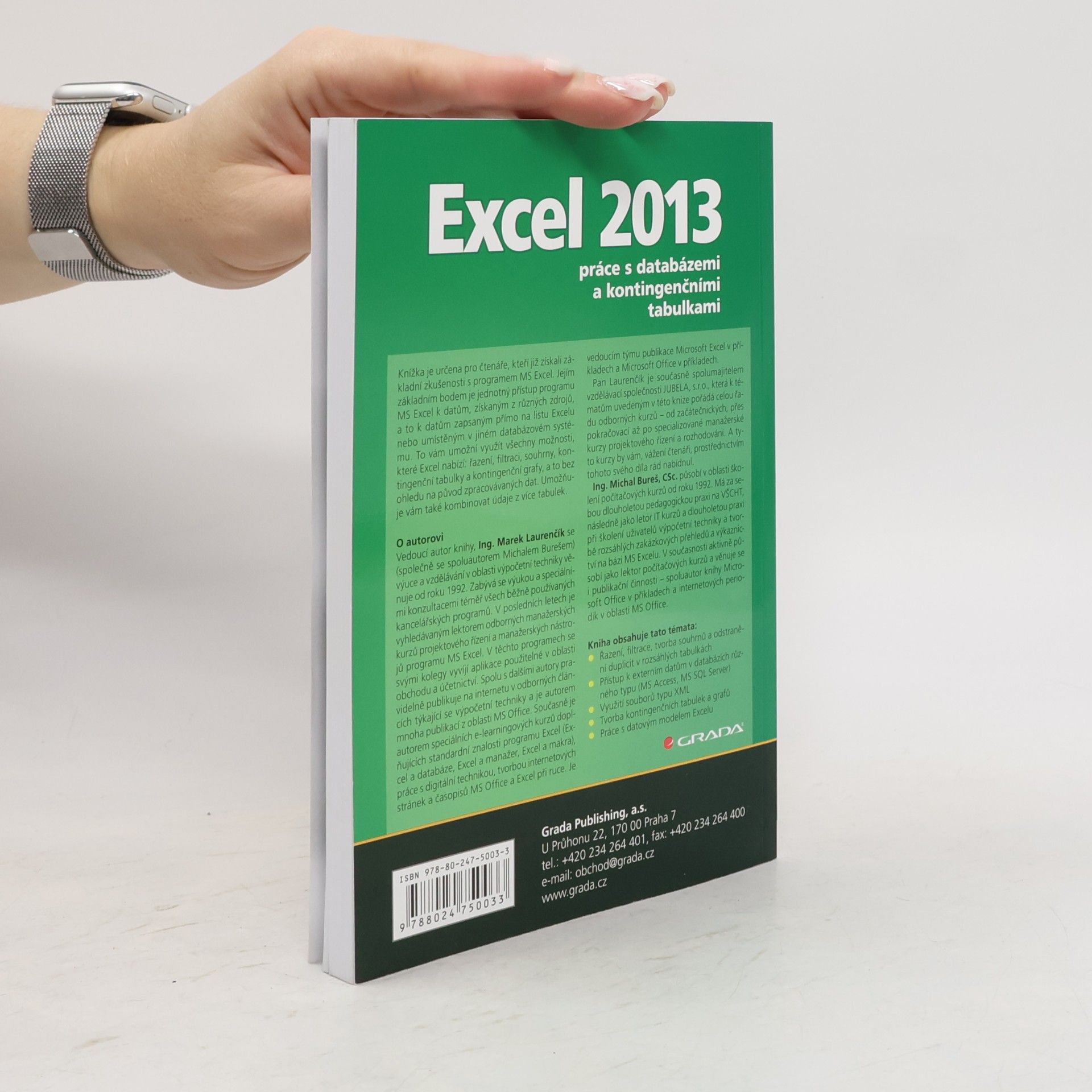 Marek Laurenčík Excel 2013 - práce s databázemi a kontingenčními tabulkami