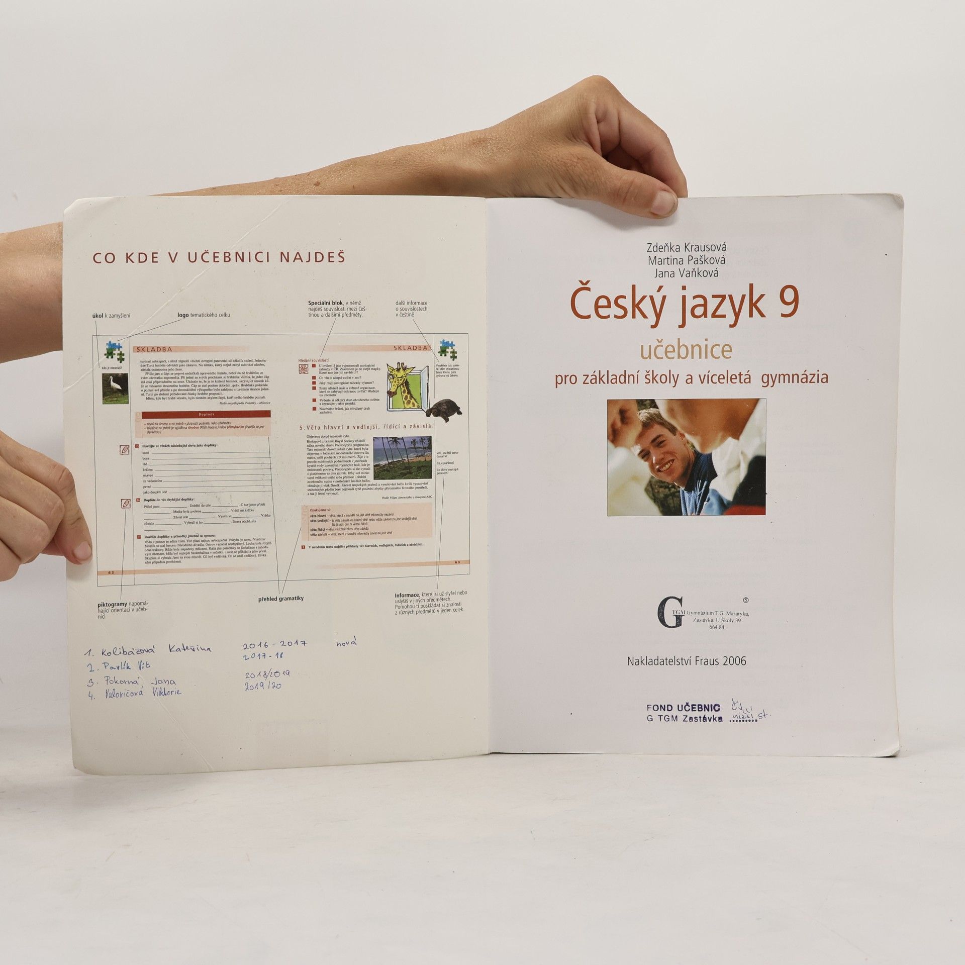 Zdeňka Krausová Český jazyk pro 9. ročník základní školy a odpovídající ročník víceletého gymnázia