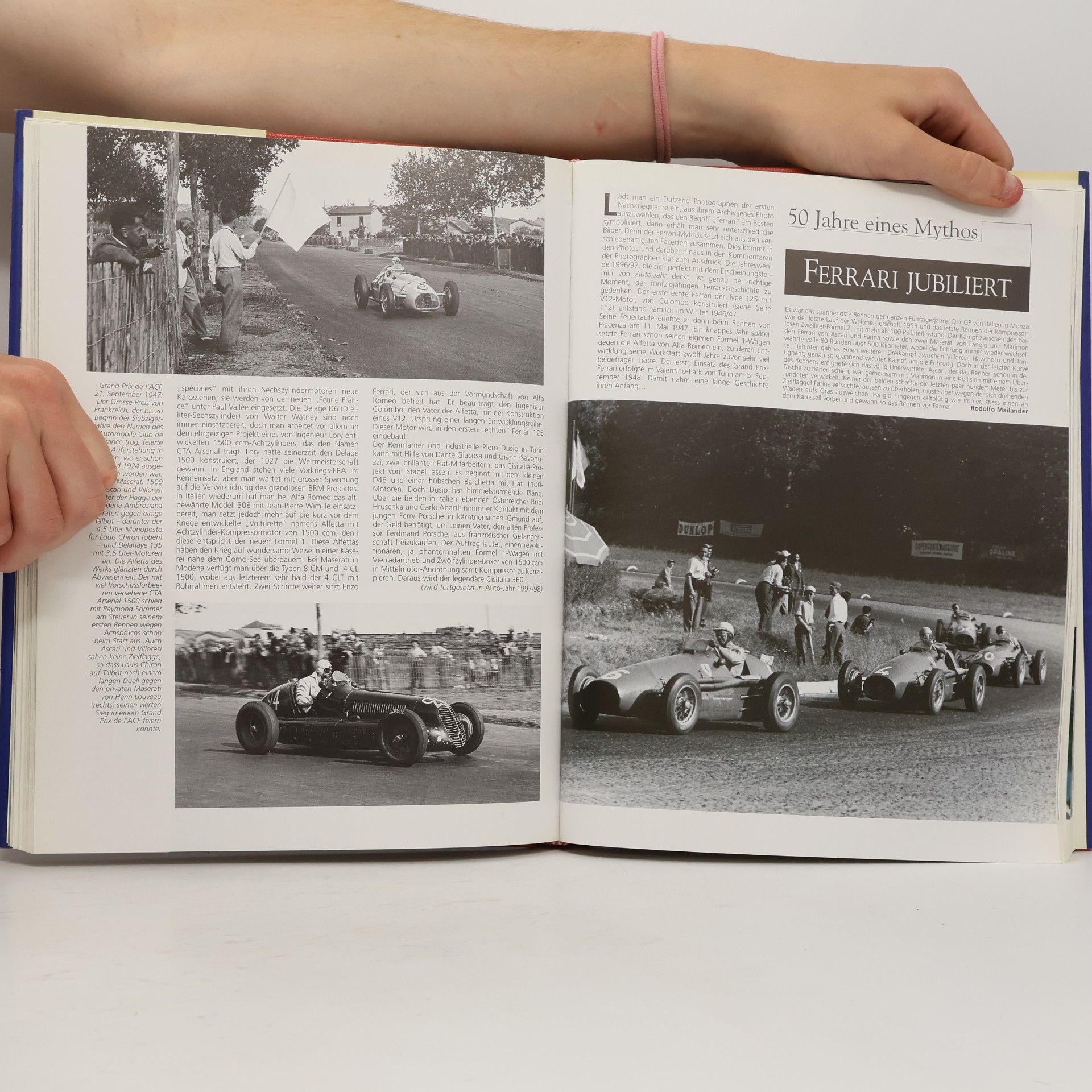 Jean-Rodolphe Piccard Auto Jahr 44. 1996/97