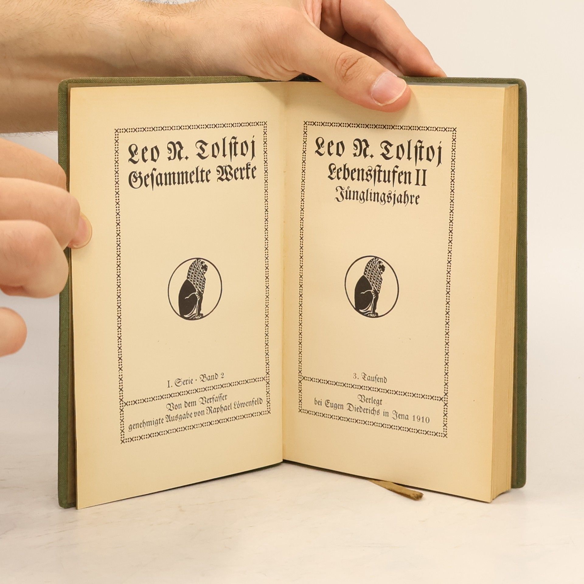 Lew Nikolajewitsch Tolstoi Gesammelte Werke. Nachlass II.