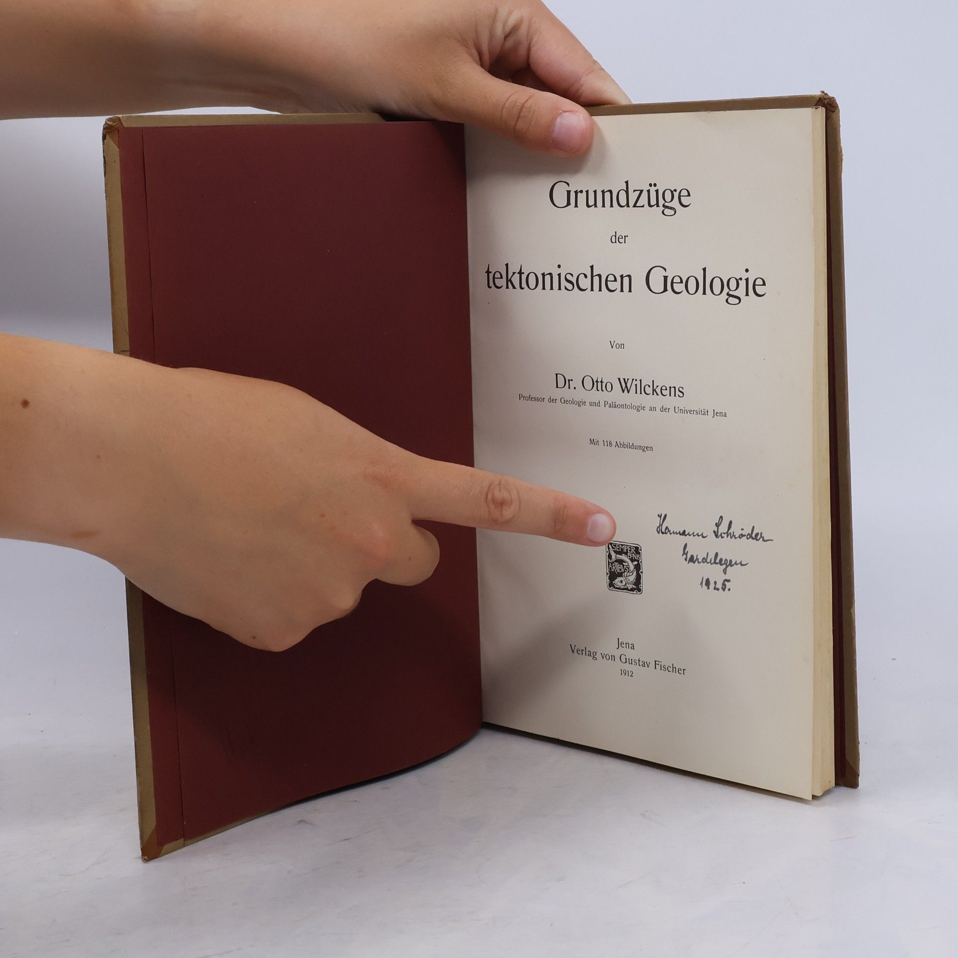 Otto Wilckens Grundzüge der tektonischen Geologie