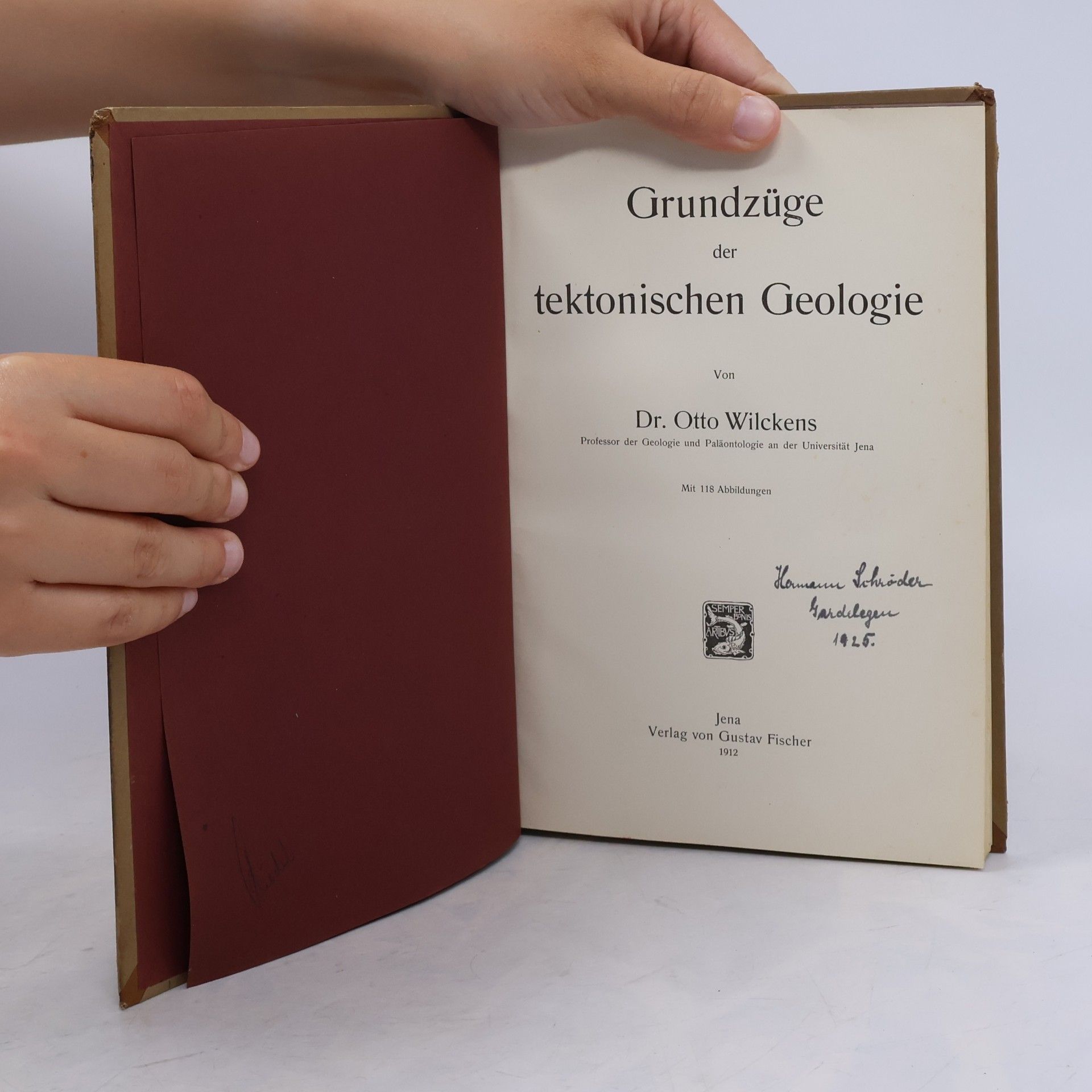Otto Wilckens Grundzüge der tektonischen Geologie