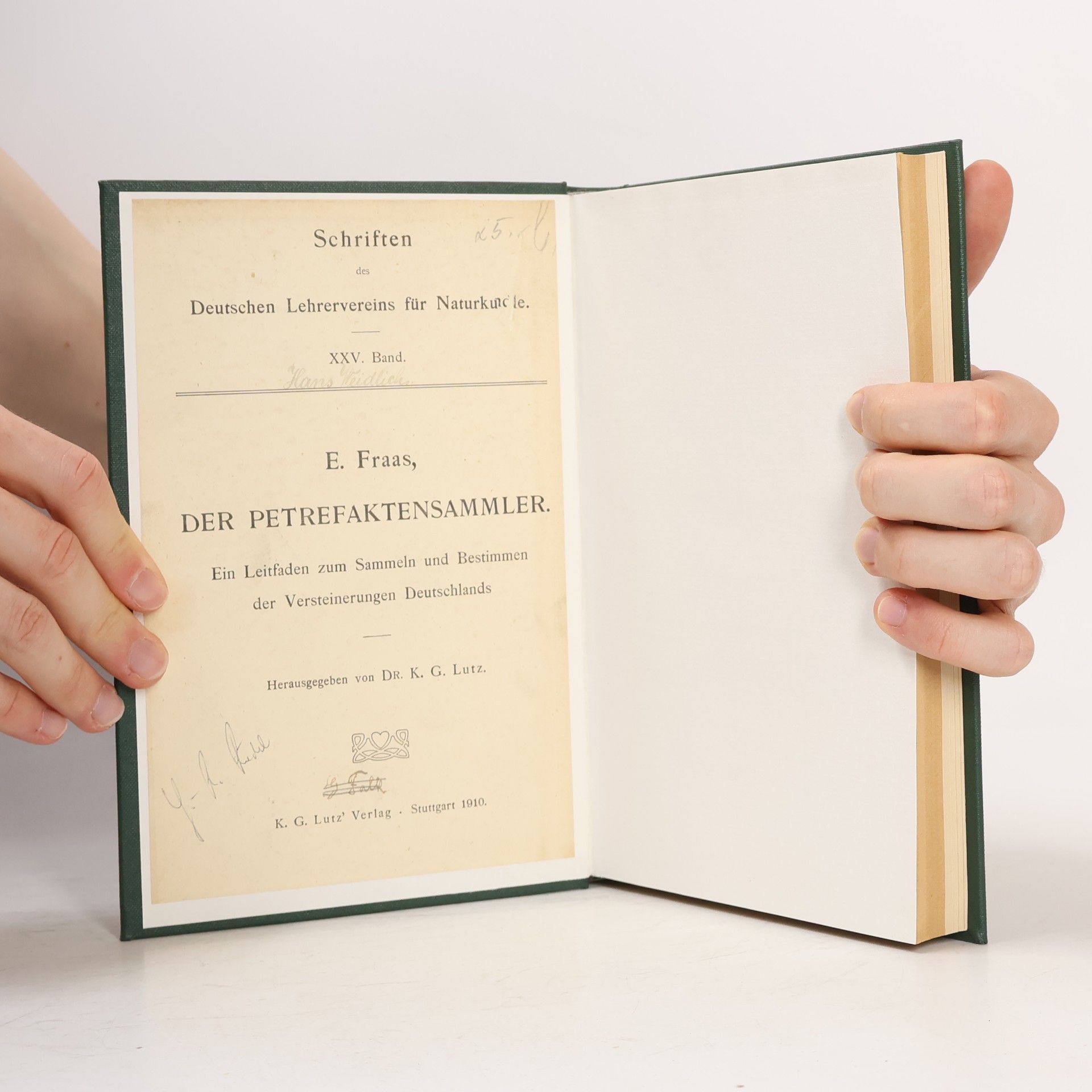 Eberherd Fraas Der Petrefaktensammler