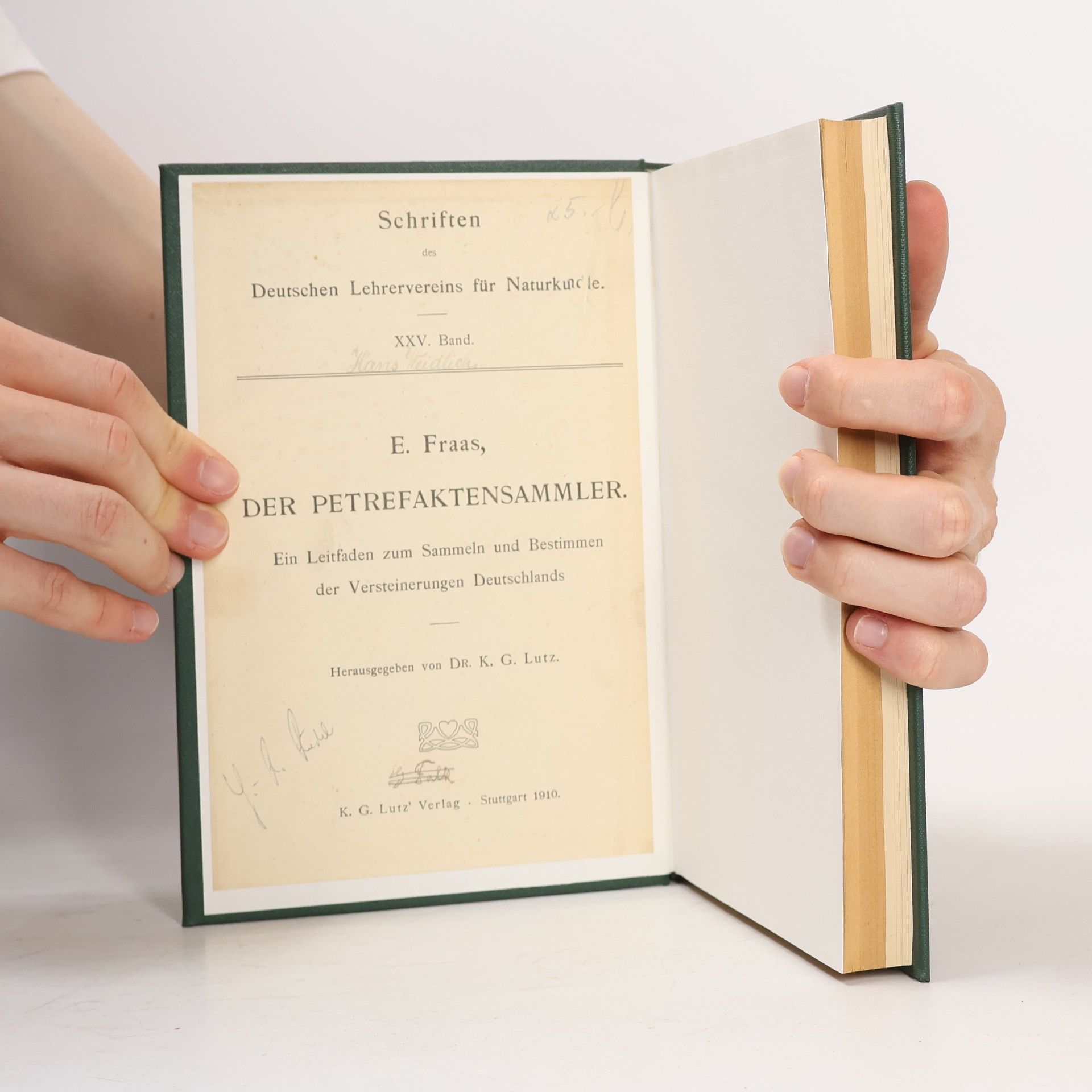 Eberherd Fraas Der Petrefaktensammler