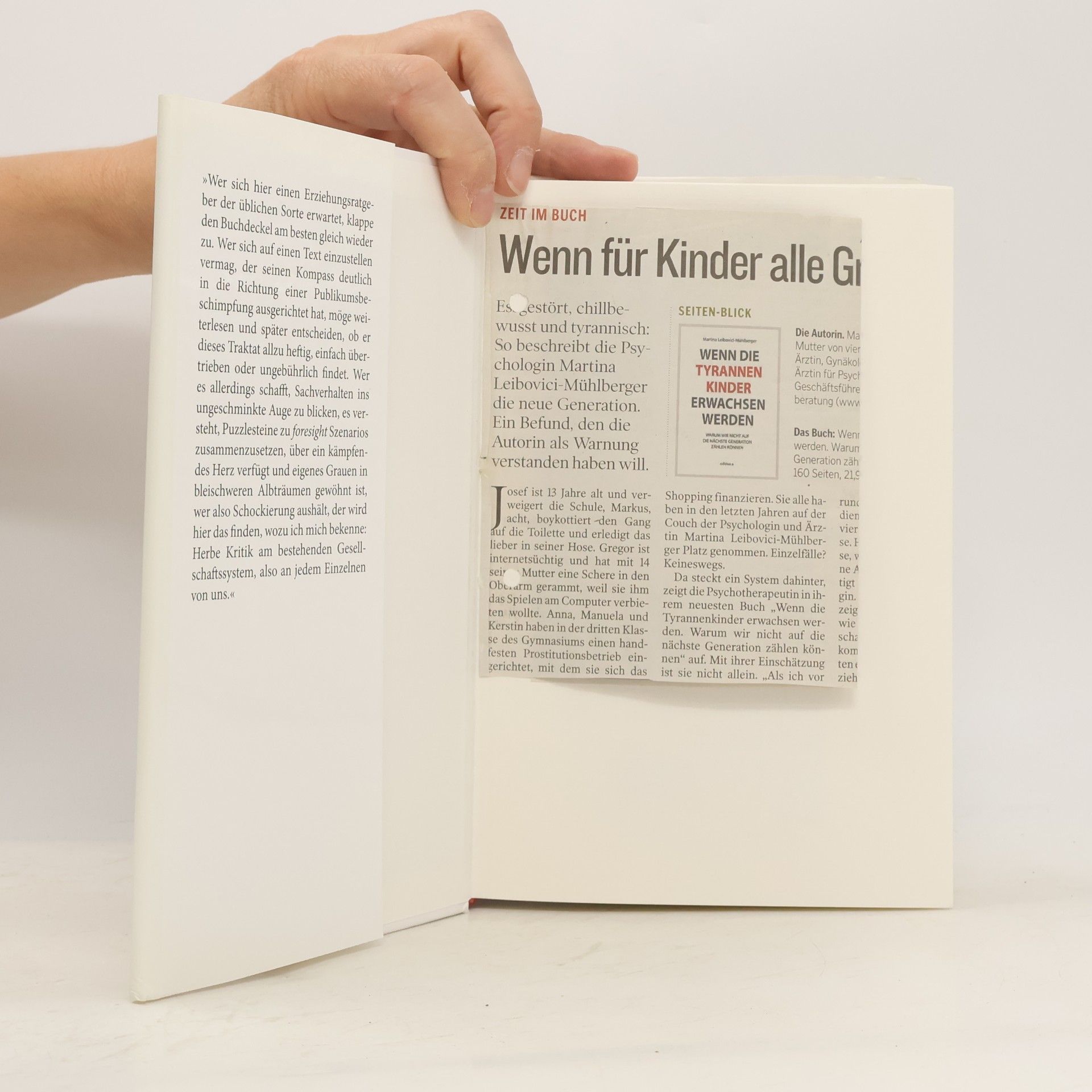 Martina Leibovici-Mühlberger Wenn die Tyrannenkinder erwachsen werden