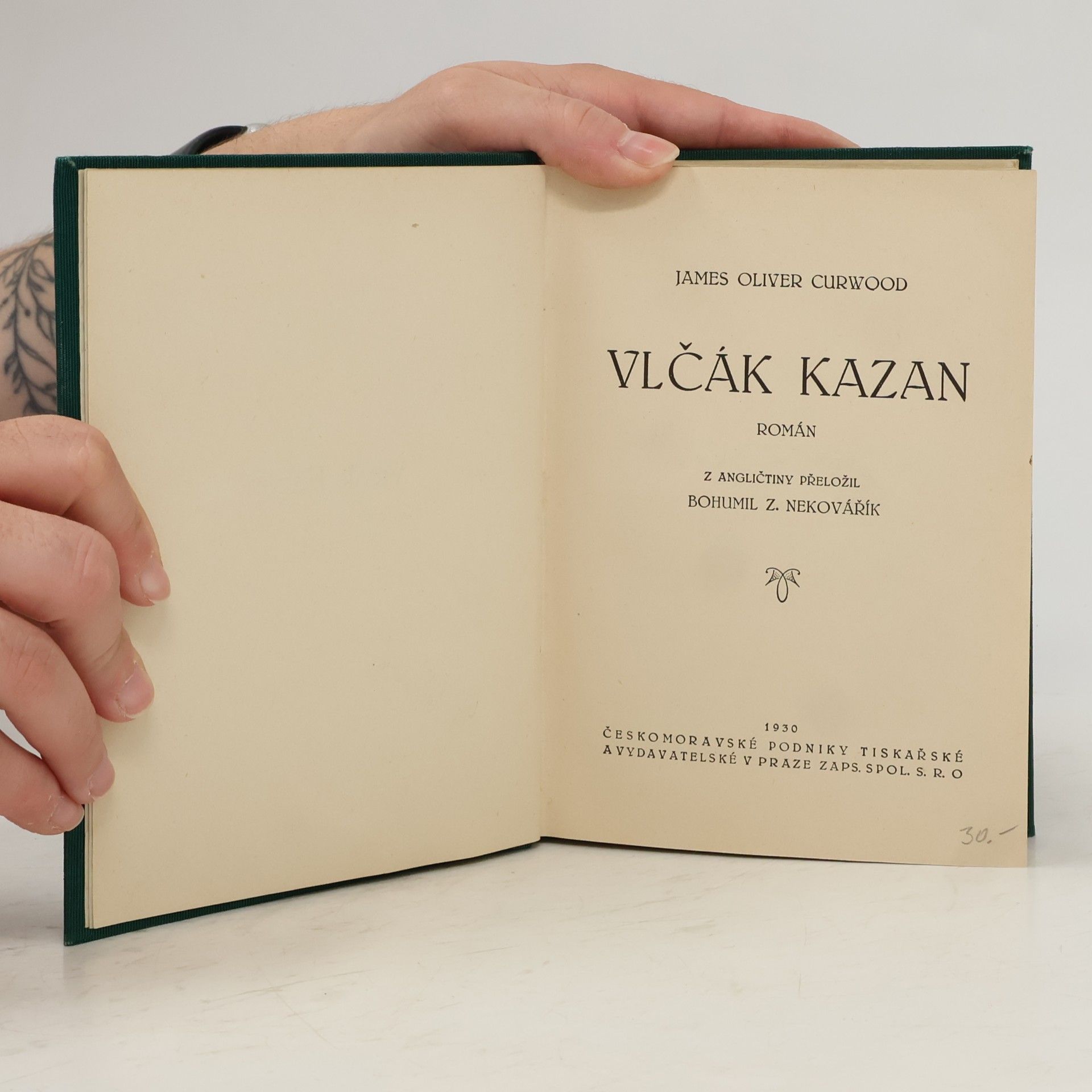 James Oliver Curwood Vlčák Kazan