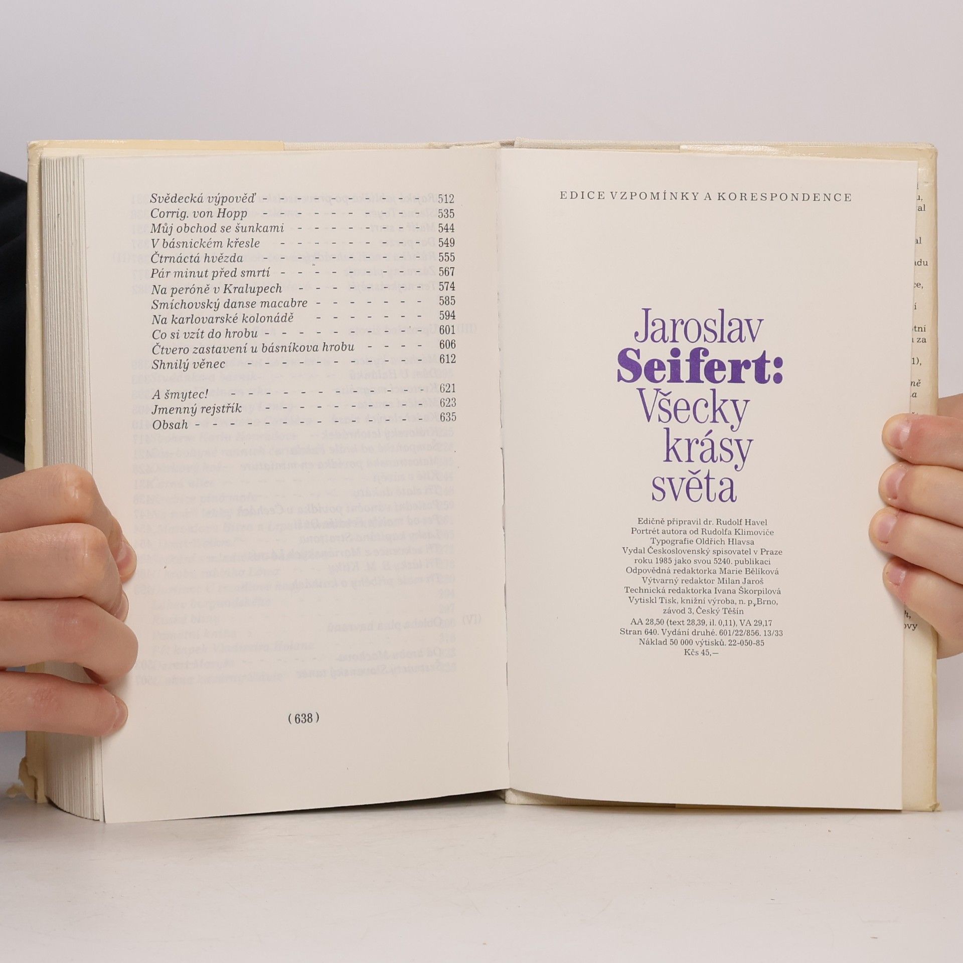 Jaroslav Seifert Všecky krásy světa