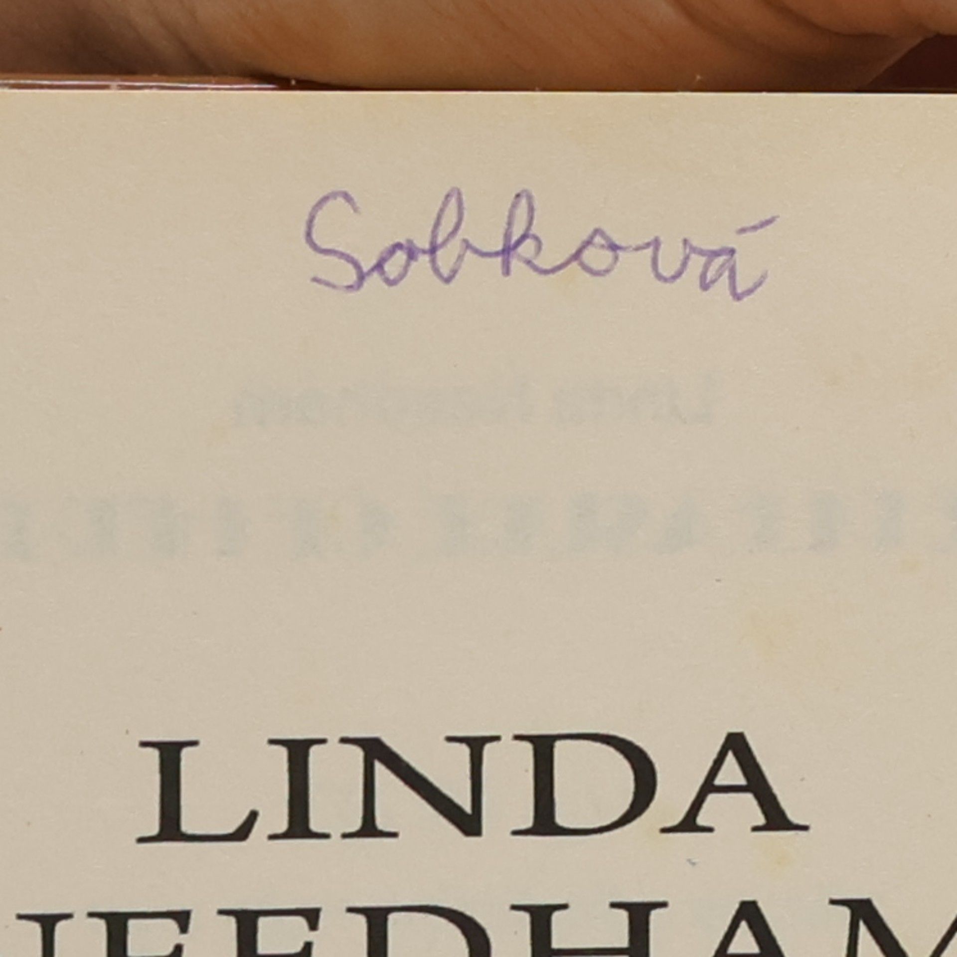 Linda Needham Kouzlo polibku