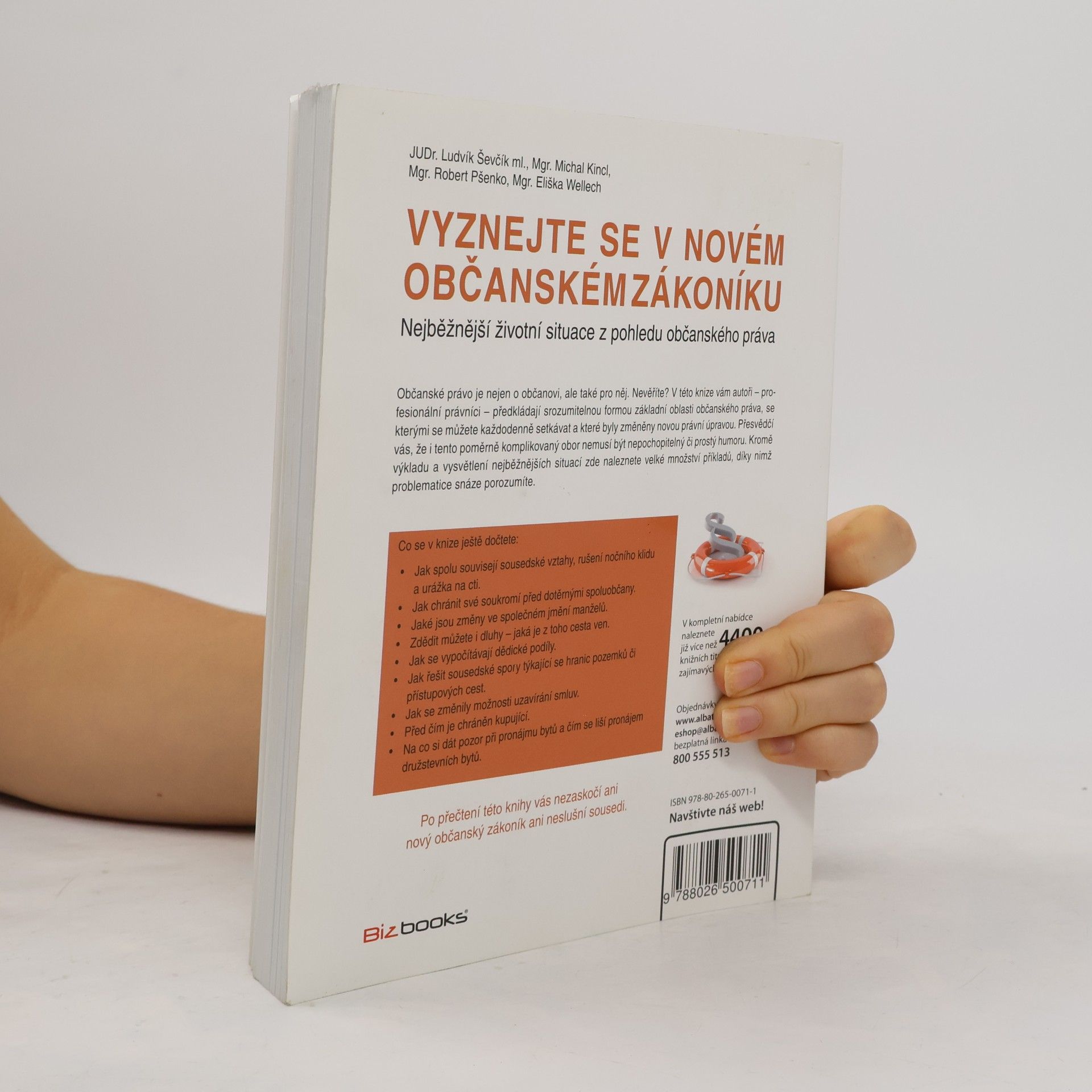 Ludvík Ševčík Vyznejte se v novém občanském zákoníku. Nejběžnější životní situace z pohledu občanského práva