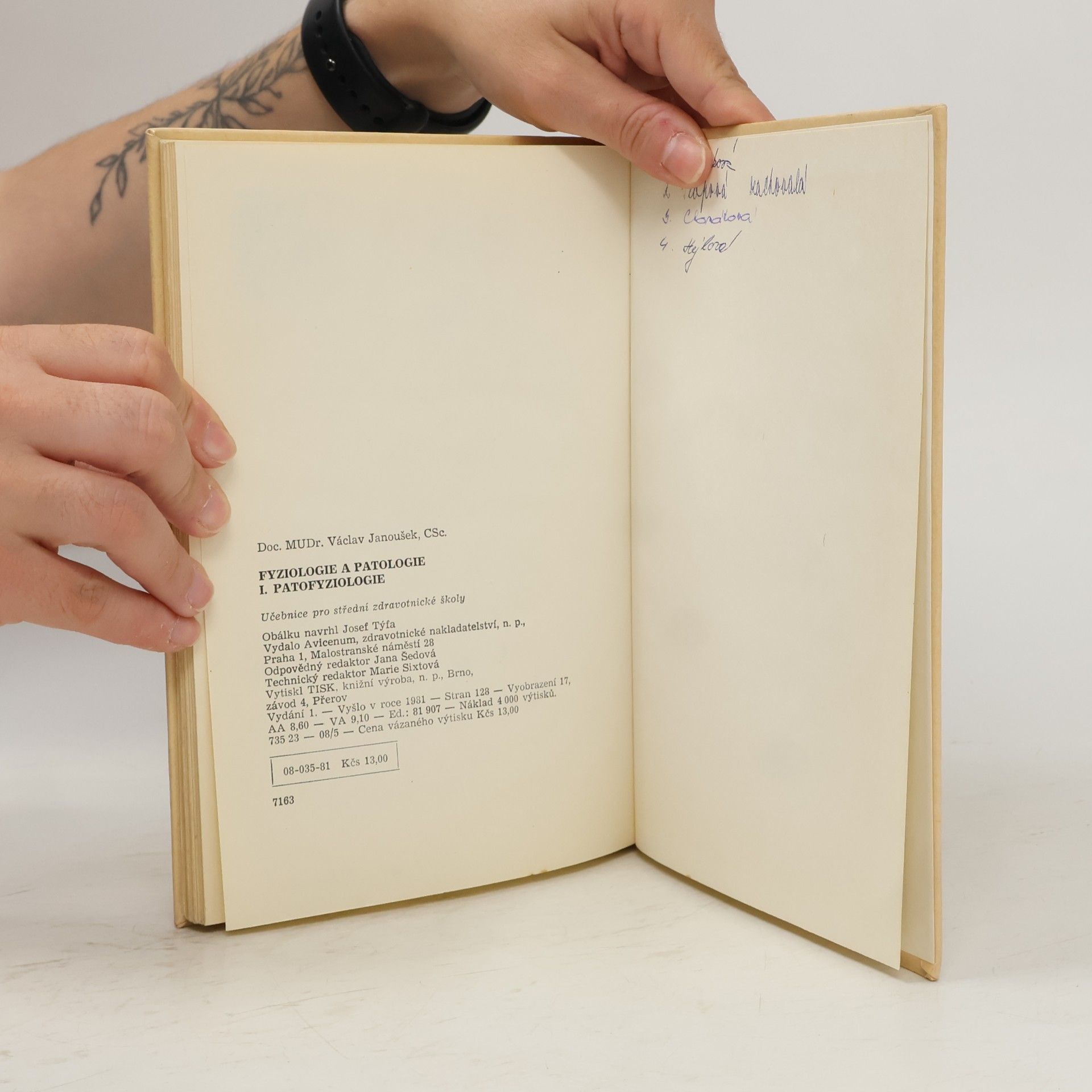 Václav Janoušek Fyziologie a patologie I. Patofyziologie