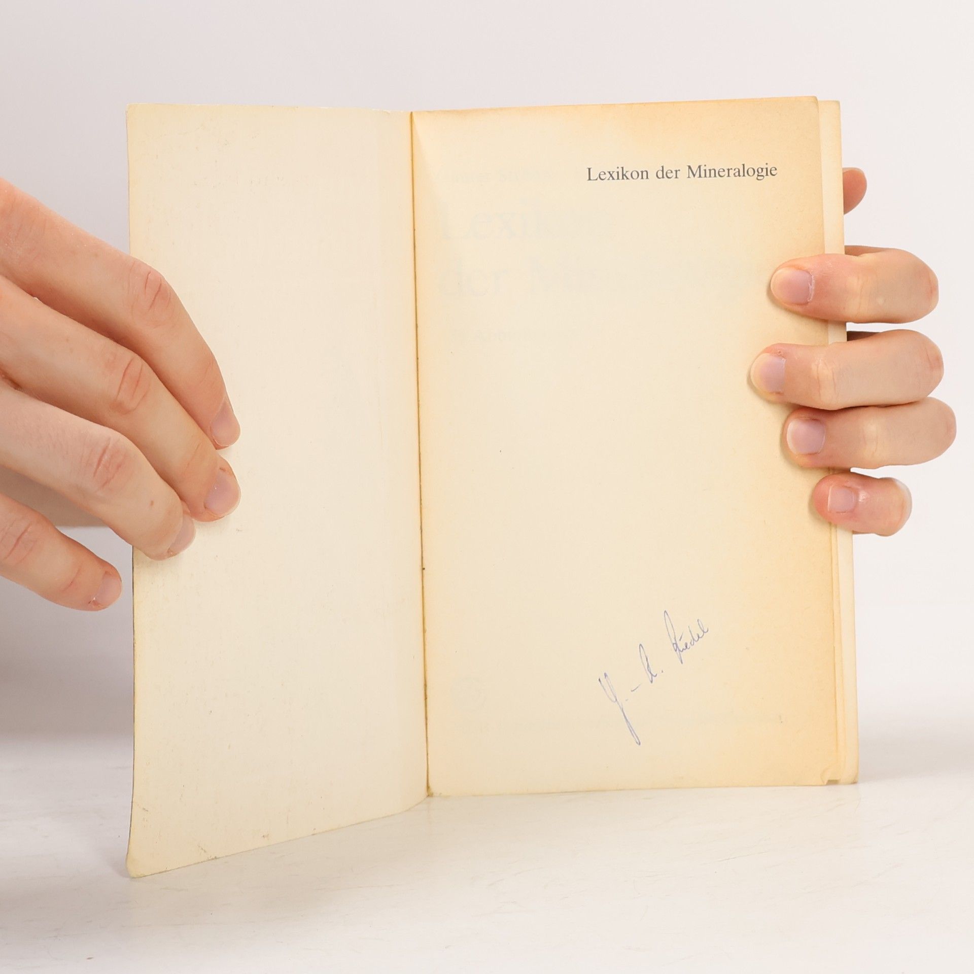 Günter Strübel Lexikon der Mineralogie