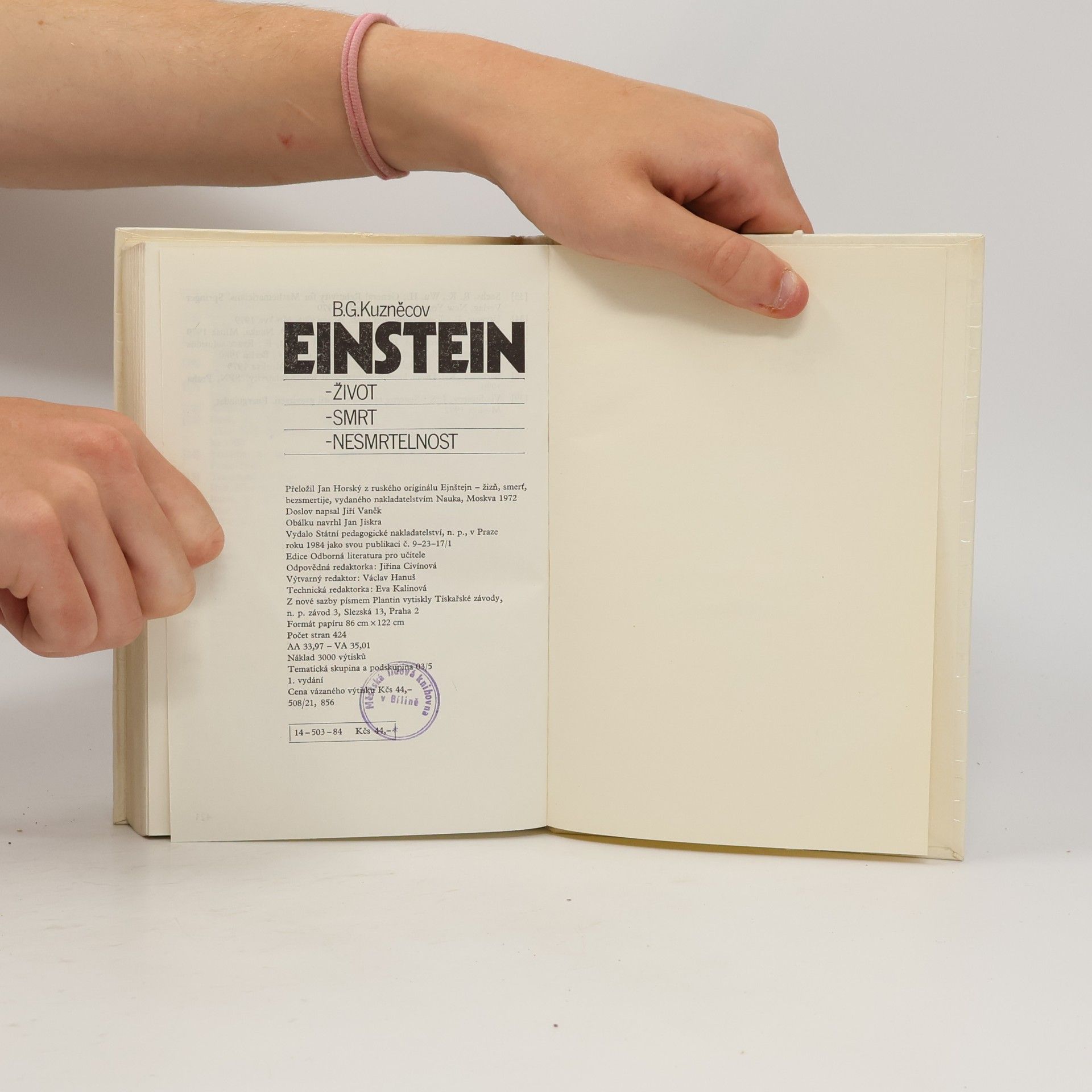 Boris Grigorjevič Kuzněcov Einstein. Život - smrt - nesmrtelnost
