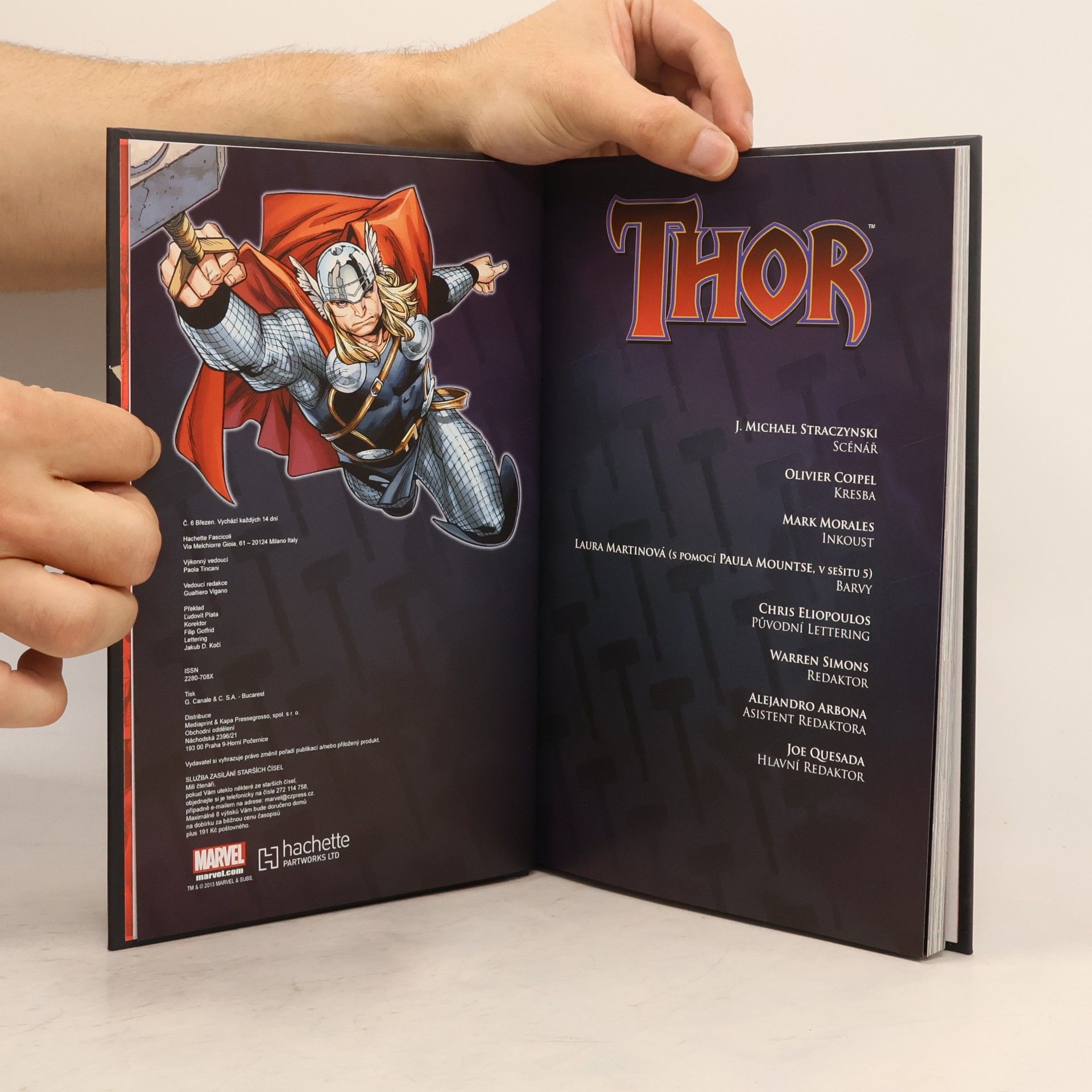 Olivier Coipel Ultimátní komiksový komplet 52. Thor. Znovuzrození