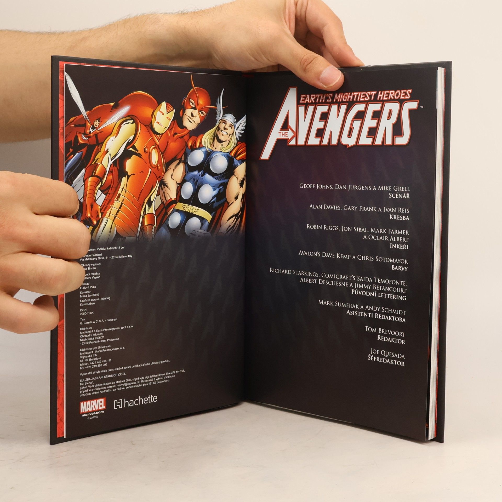 Geoff Johns Ultimátní komiksový komplet 28. Avengers. Na ostří nože