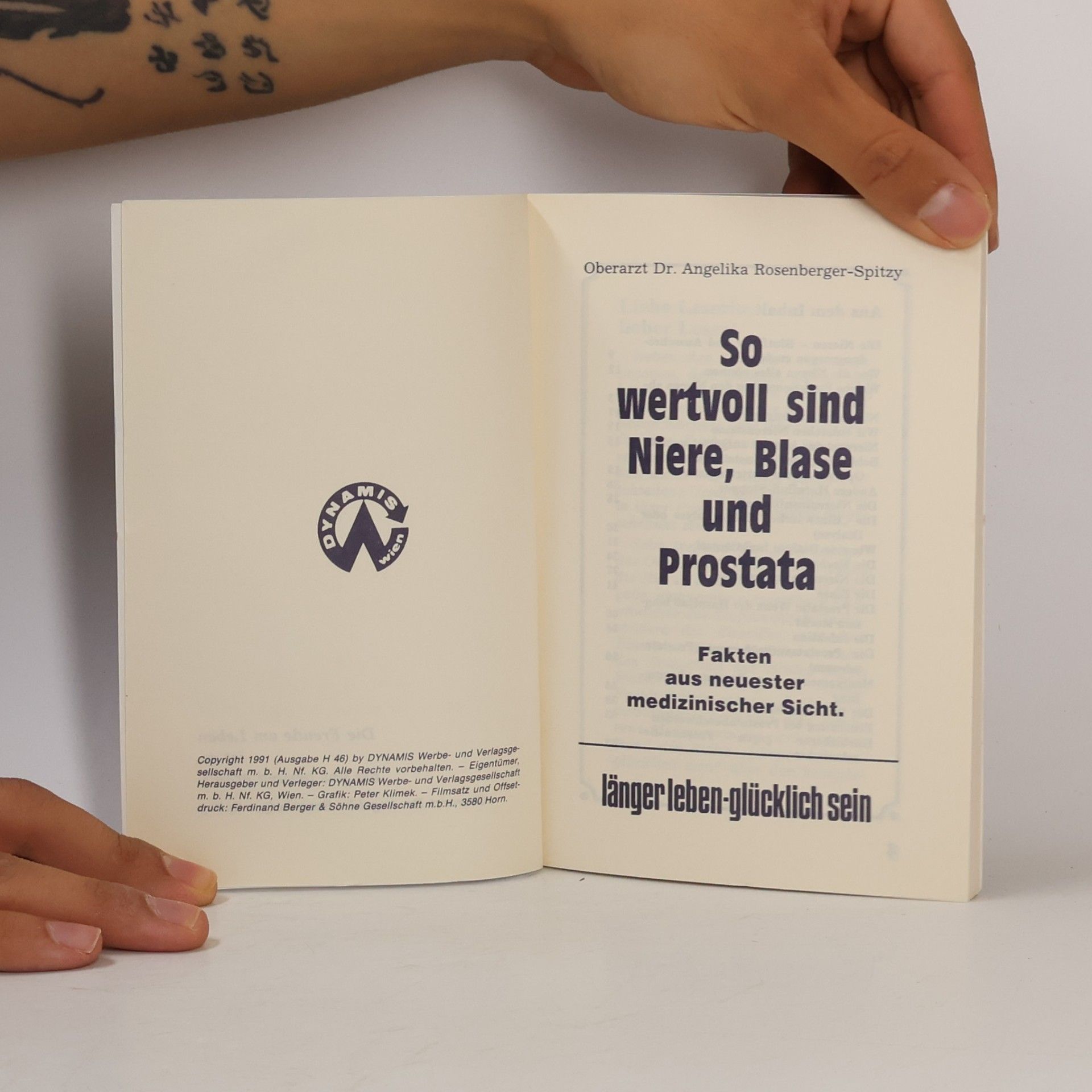 Angelika Rosenberger-Spitzy So wertvoll sind Niere, Blase und Prostata