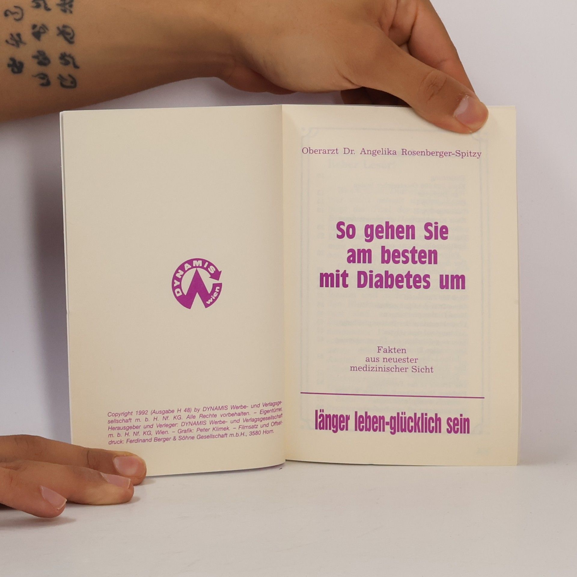 Angelika Rosenberger-Spitzy So gehen Sie am besten mit Diabetes um