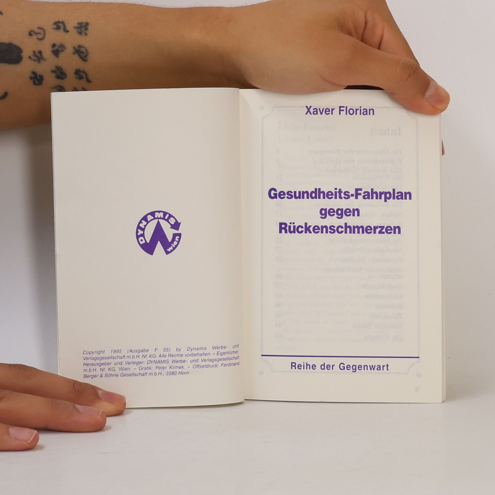 Xaver Florian Gesundheits-Fahrplan gegen Rückenschmerzen