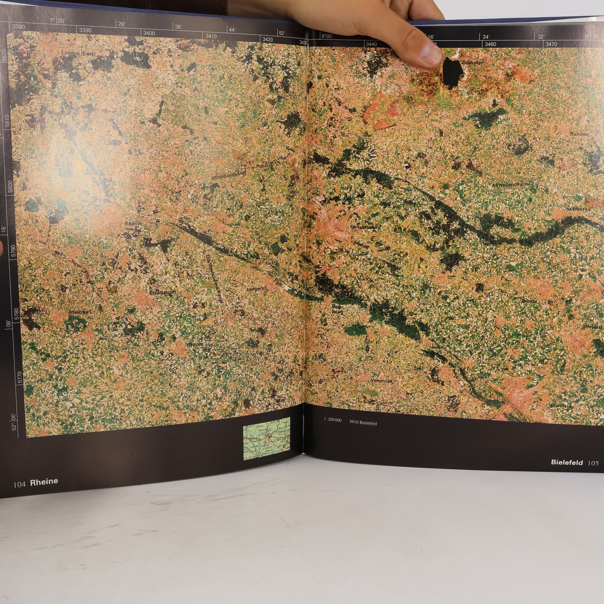 Rudolf Winter Geo-Satellitenbild-Atlas Deutschland