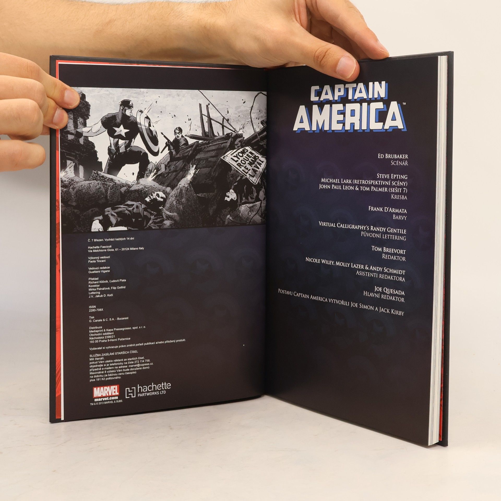 Ed Brubaker Ultimátní komixový komplet 44. Captain America. Zimní voják 1