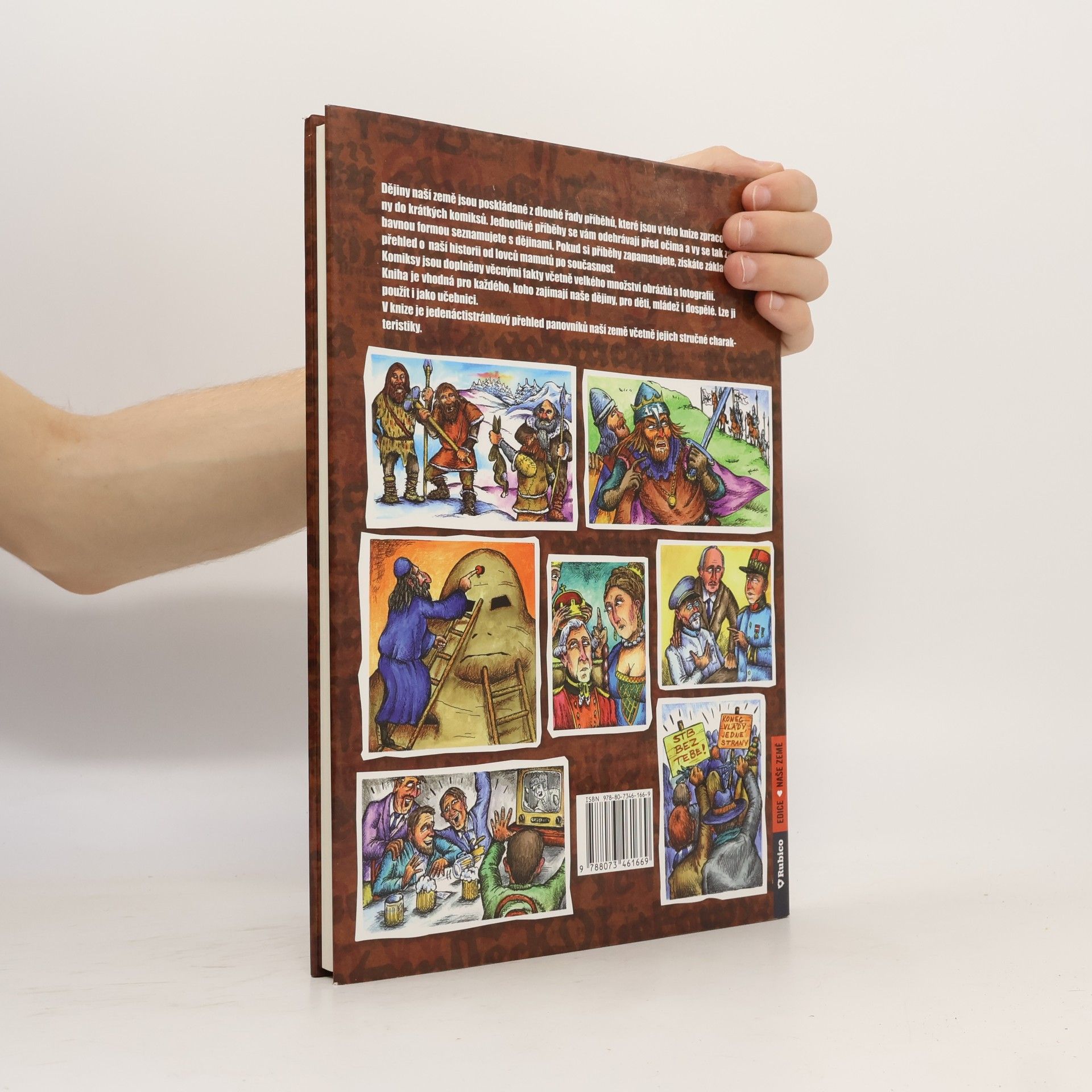 Petr Dvořáček Ilustrované dějiny naší země pro děti i dospělé + komiks