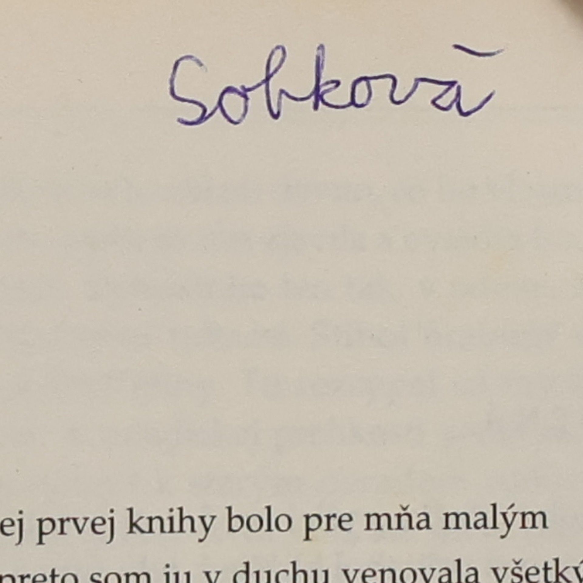 Ľubica Mišíková Vyvolená