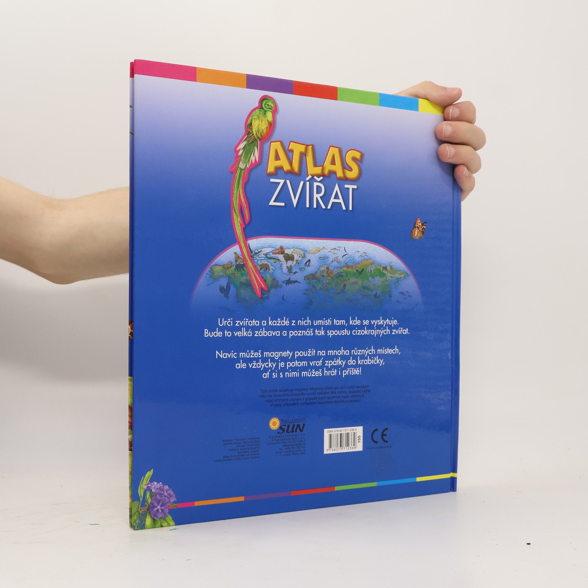Francisco Arredondo Atlas zvířat s magnety