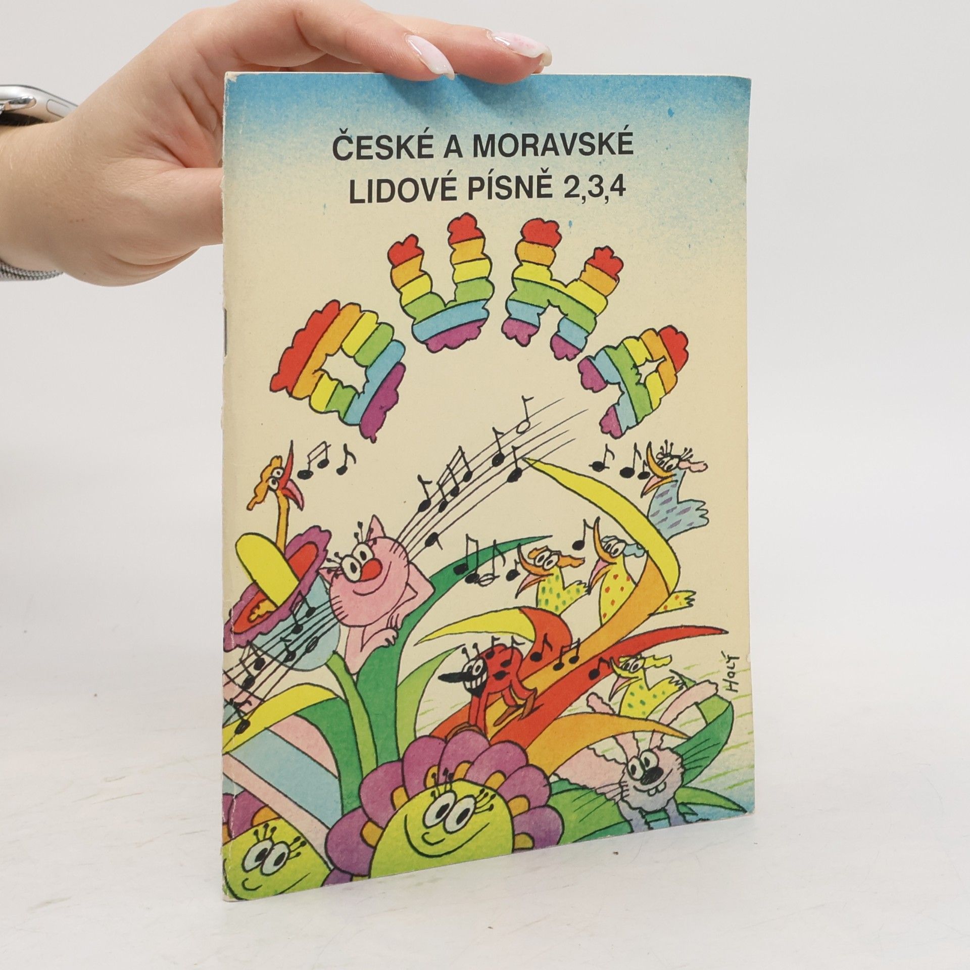 Pavel Jeřábek Duha : české a moravské lidové písně 2, 3, 4 : zpěv a kytara