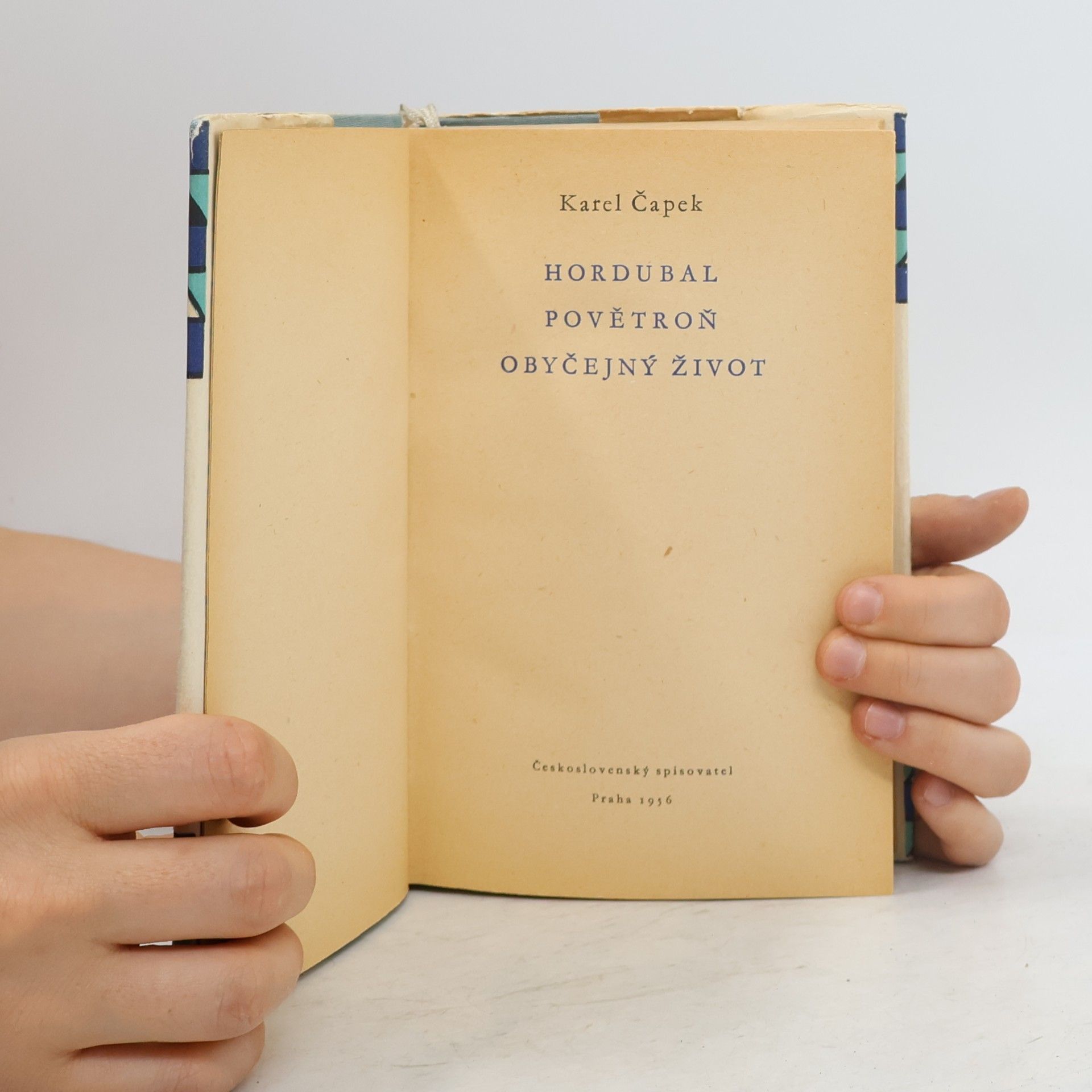 Karel Čapek Dílo bratří Čapků. Hordubal. Povětroň. Obyčejný život
