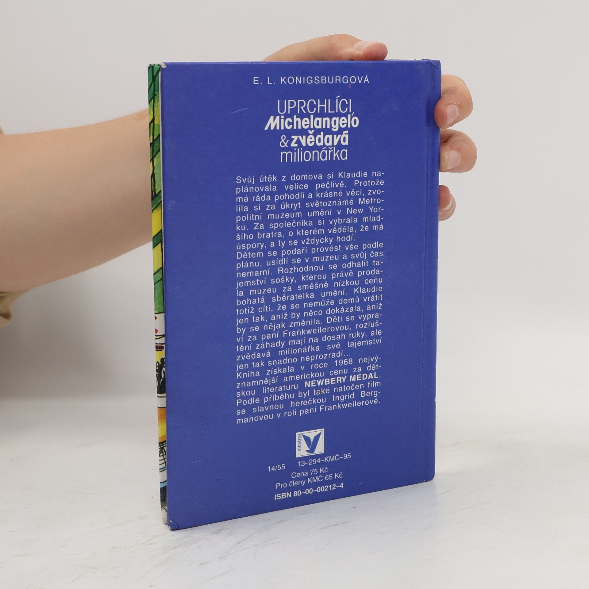 E. L. Konigsburg Uprchlíci, Michelangelo a zvědavá milionářka