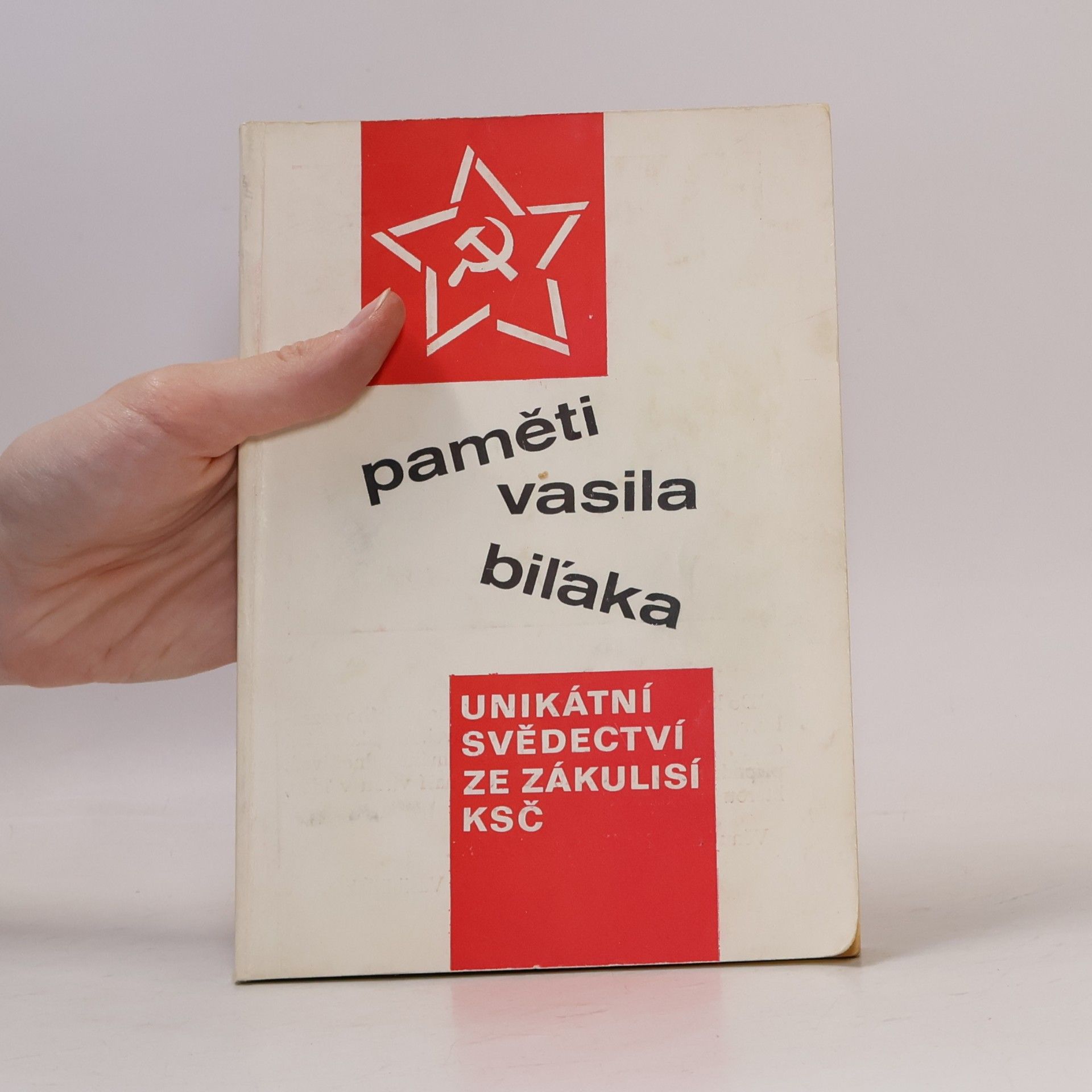 Vasil Biľak Paměti Vasila Biľaka. I.