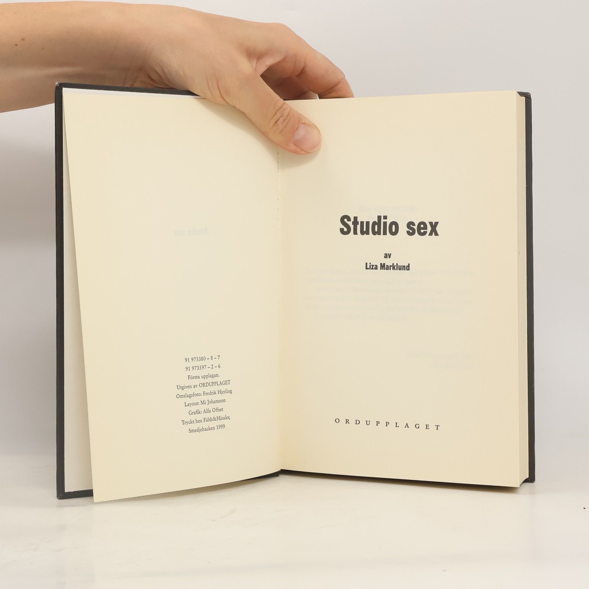 Liza Marklund Studio sex
