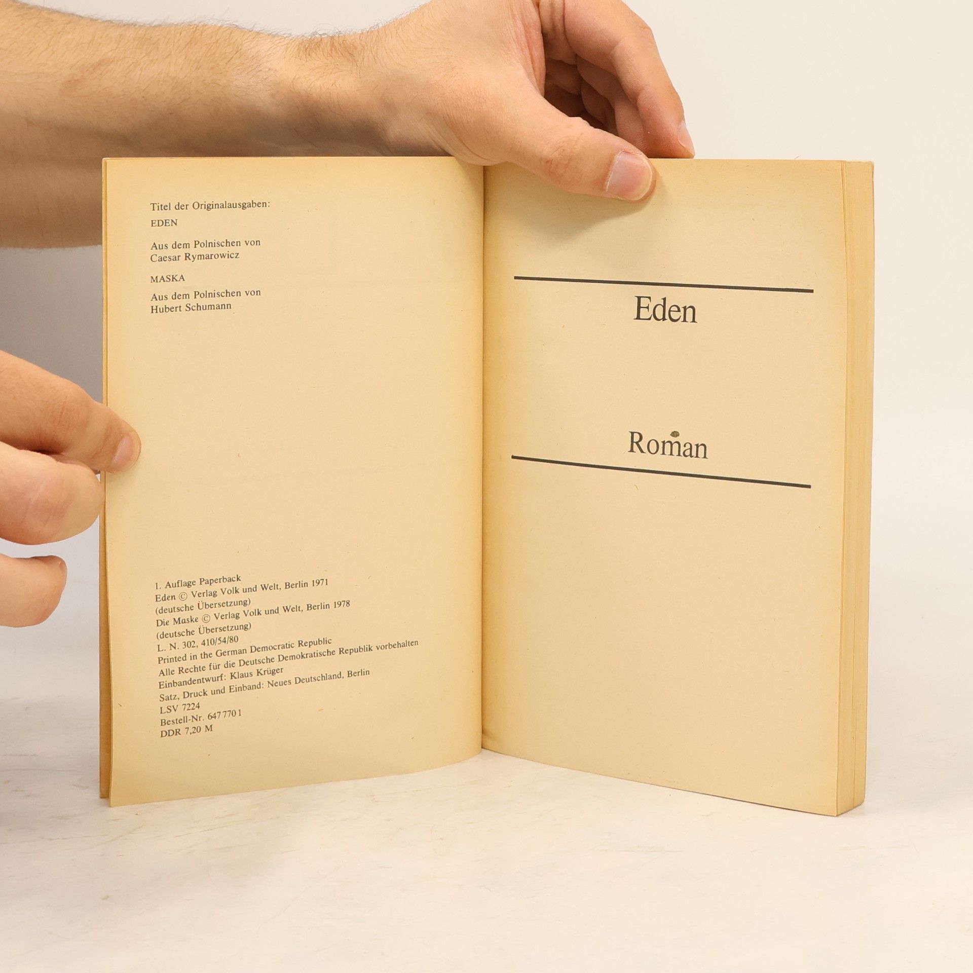Stanisław Lem Eden. Die Maske