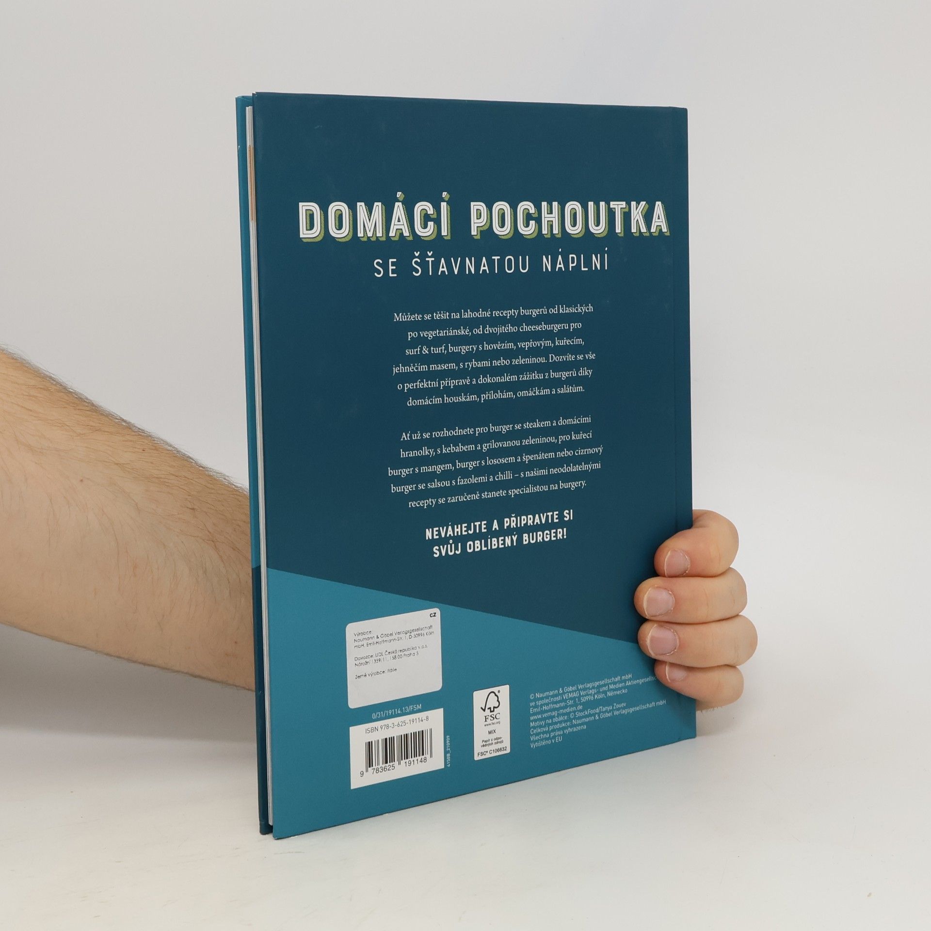 Sabine Durdel-Hoffmann Báječná kniha o burgerech a grilování