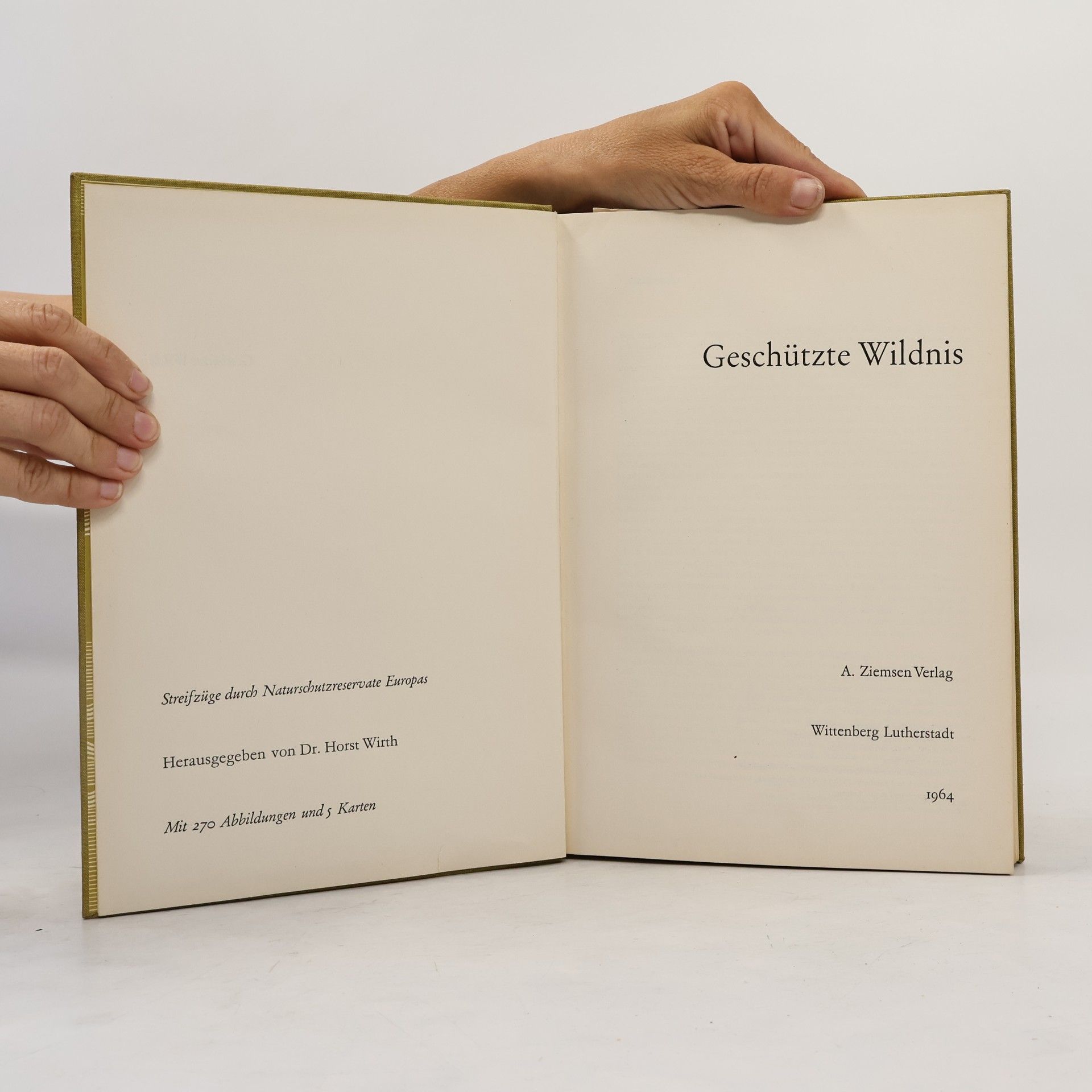 Horst Wirth Geschützte Wildnis