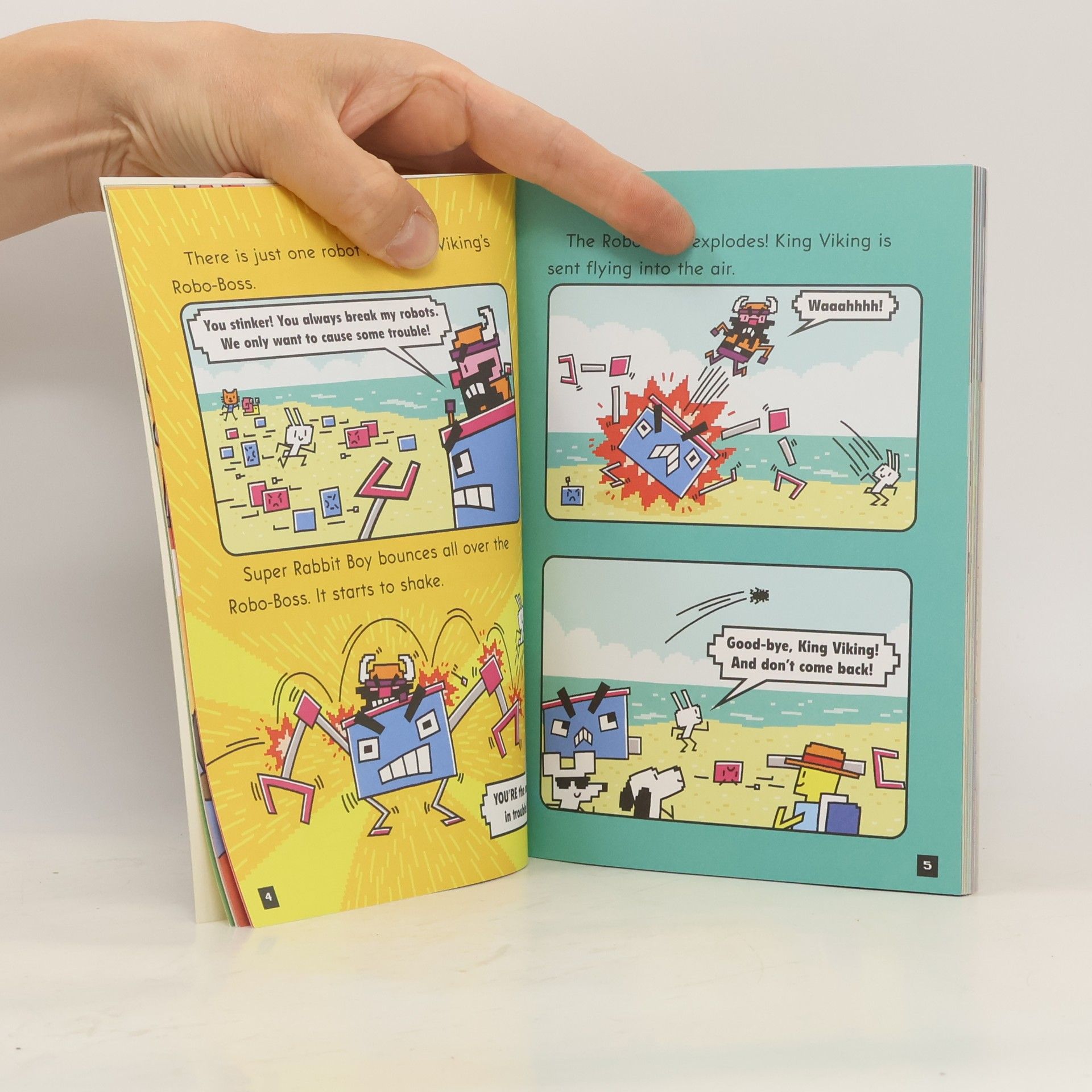 Thomas Flintham Super King Viking Land!: A Branches Book (Press Start! #13)