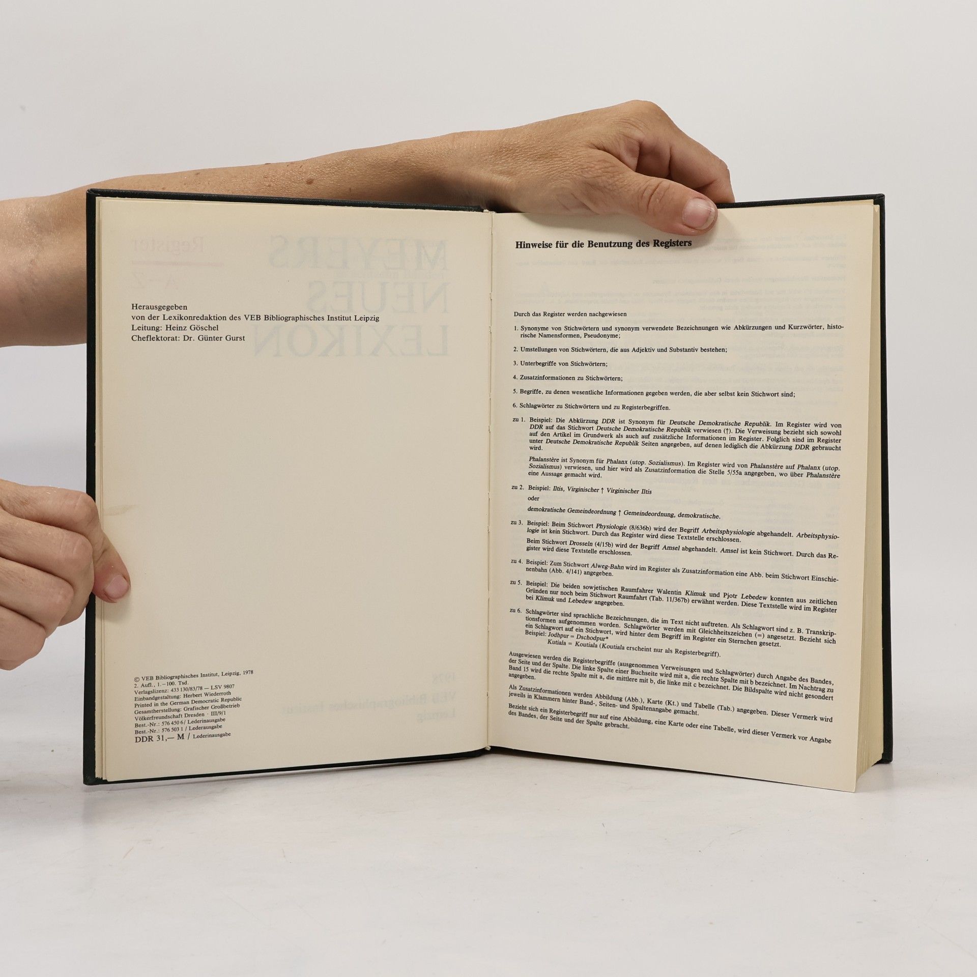 Autorenkollektiv Meyers neues Lexikon 16. Register A - Z