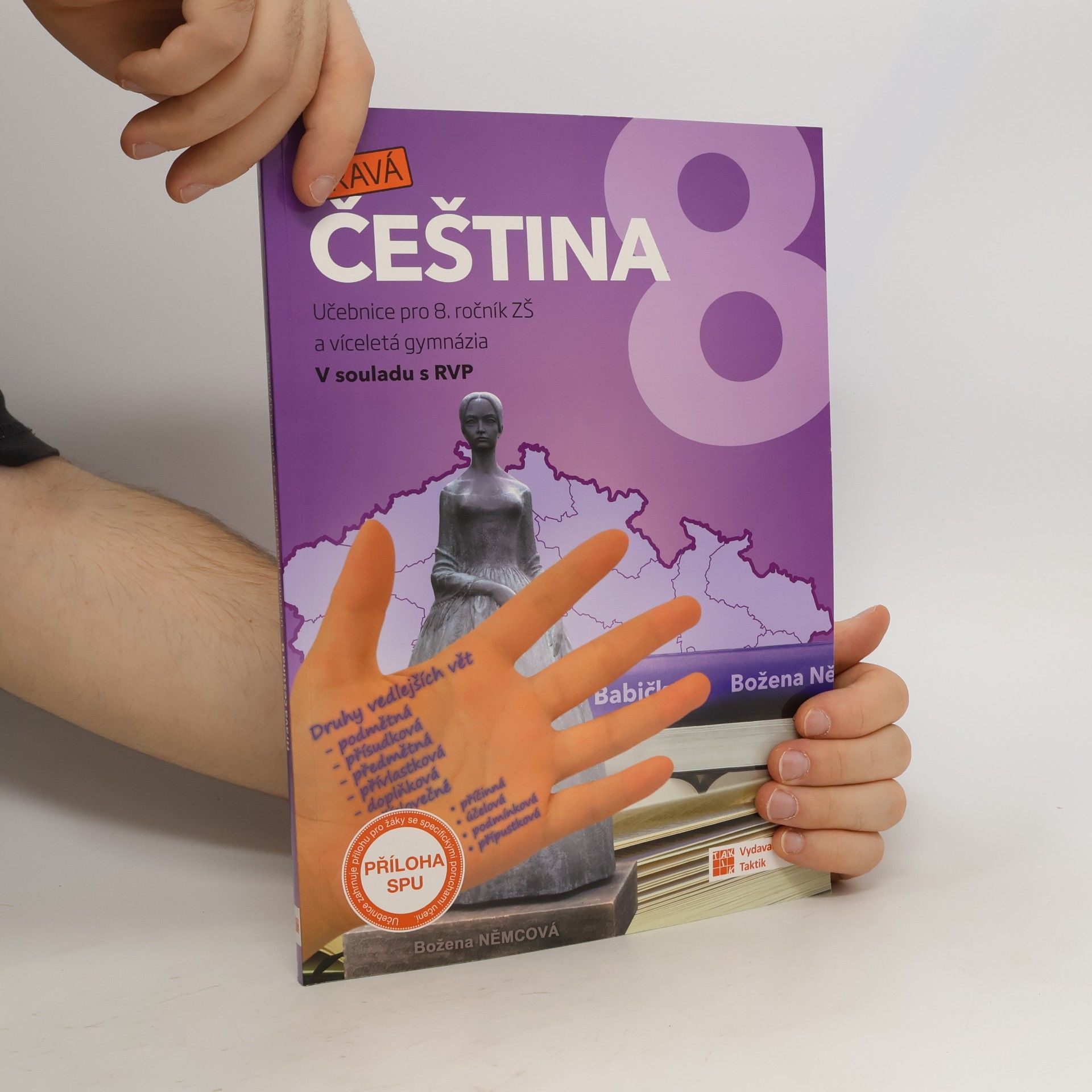 Collectif d'auteurs Hravá čeština 8 : učebnice pro 8. ročník ZŠ a víceletá gymnázia