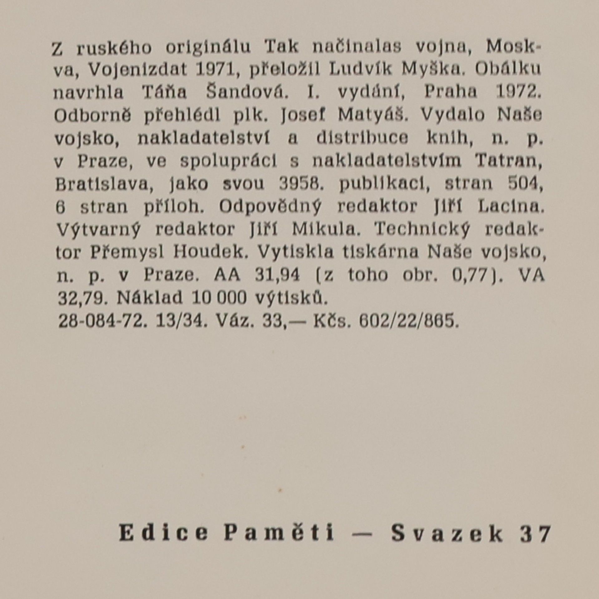 Ivan Chrisoforovič Bagramjan Tak začínala válka