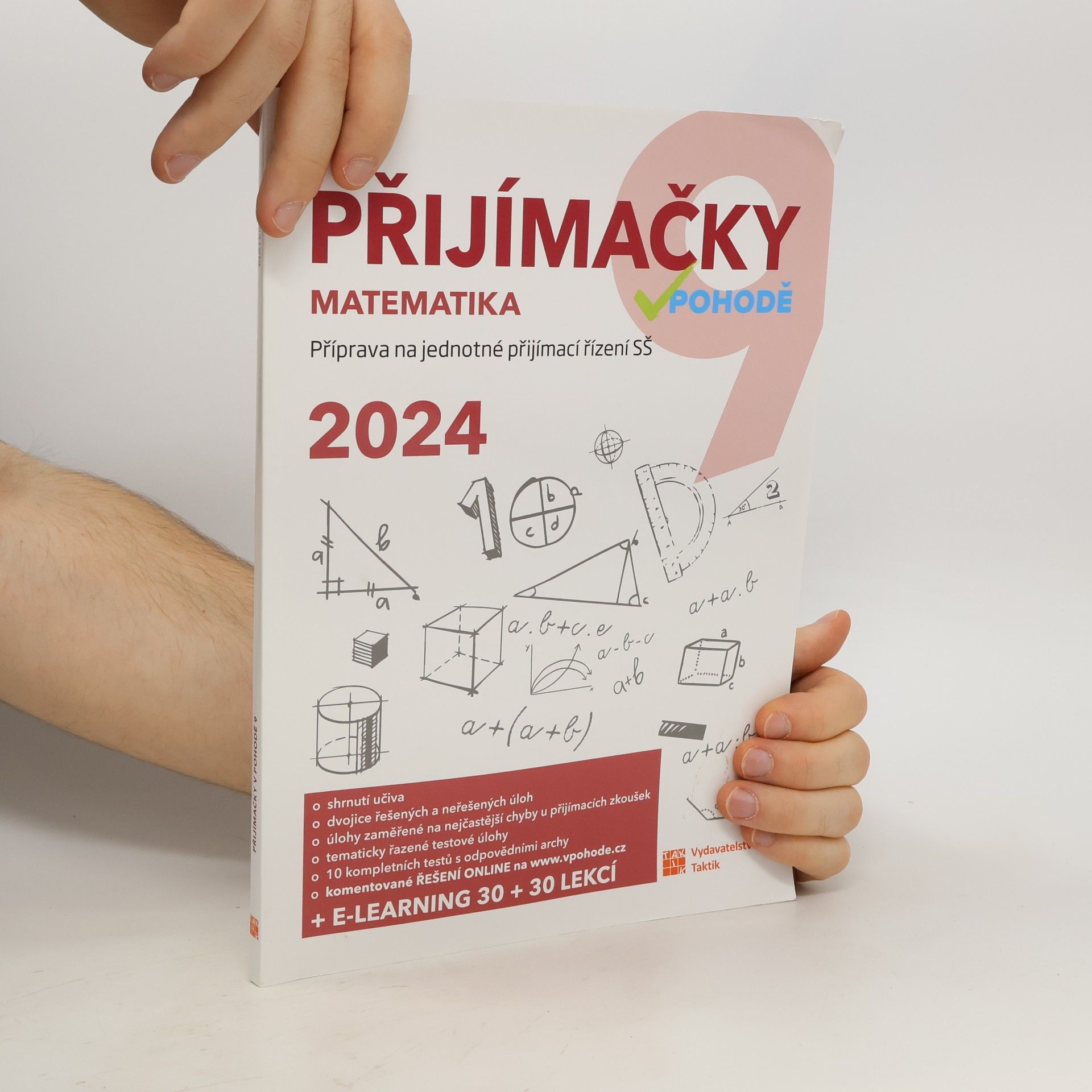 Přijímačky v pohodě : příprava na jednotné přijímací řízení SŠ 2024. Matematika