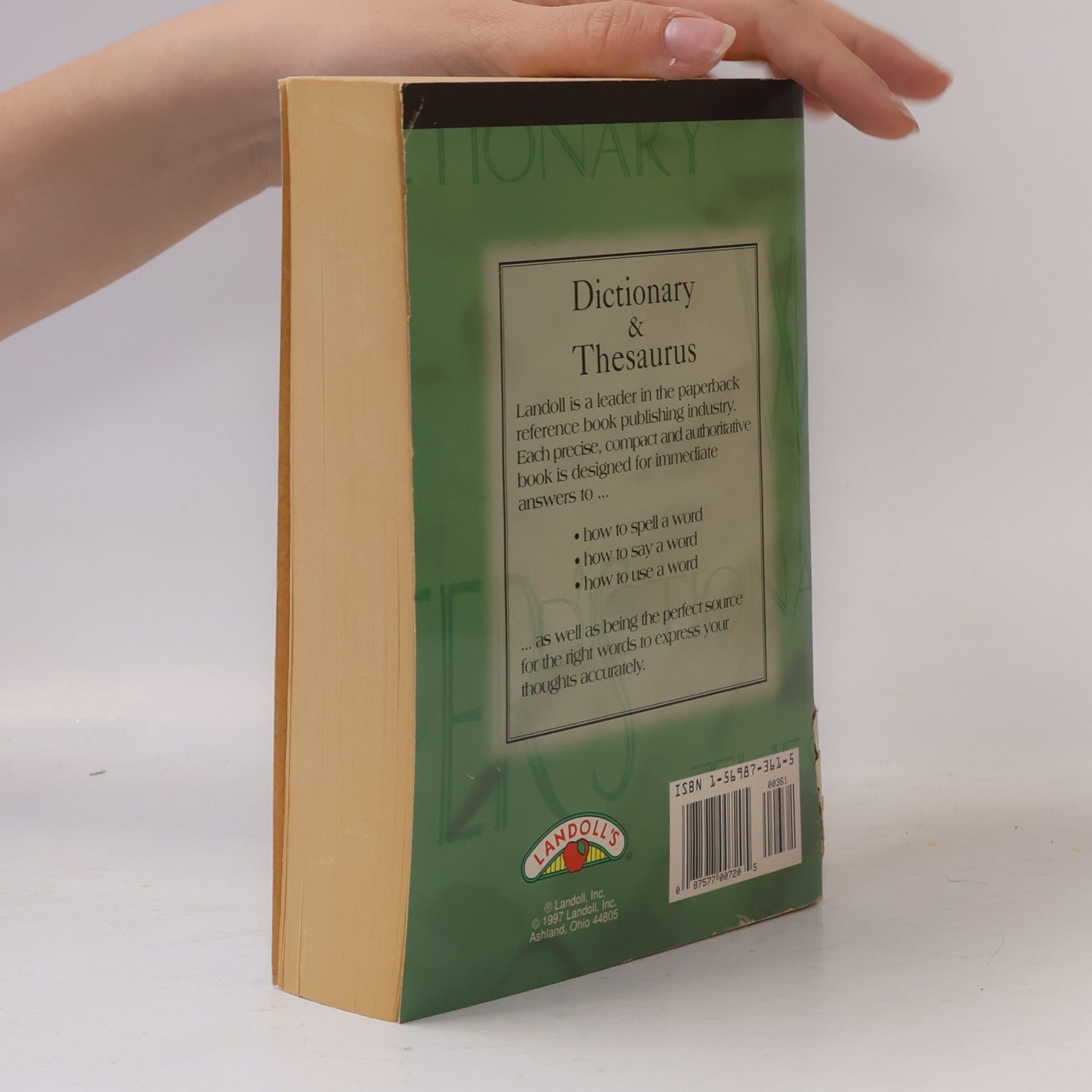Various authors Webster's Dictionary & Thesaurus