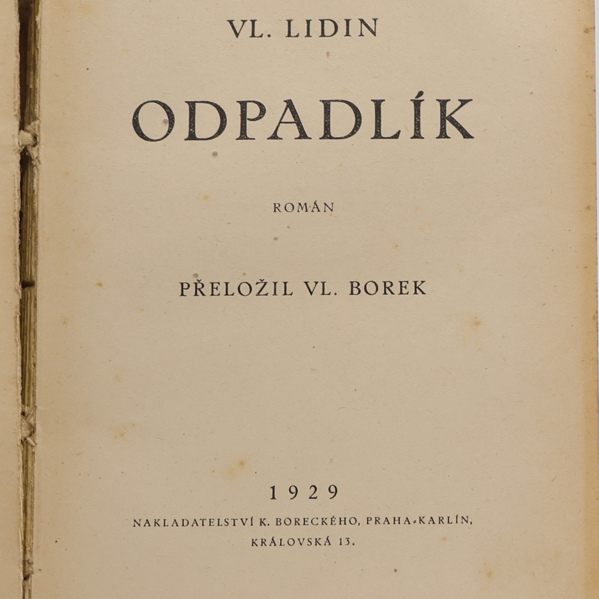 Vladimir Germanovič Lidin Odpadlík