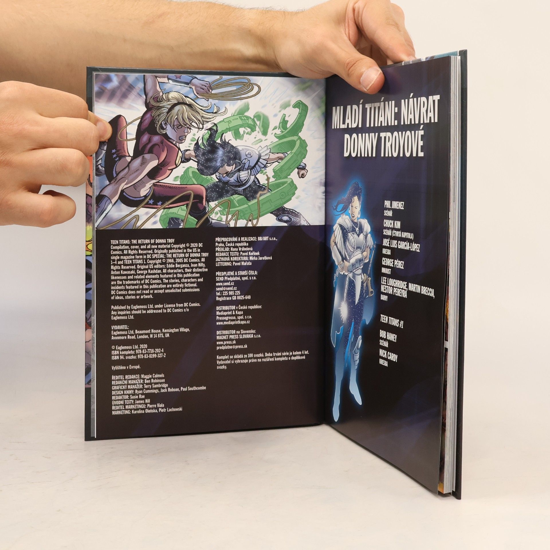 Phil Jimenez DC 94. Mladí titáni. Návrat Donny Troyové