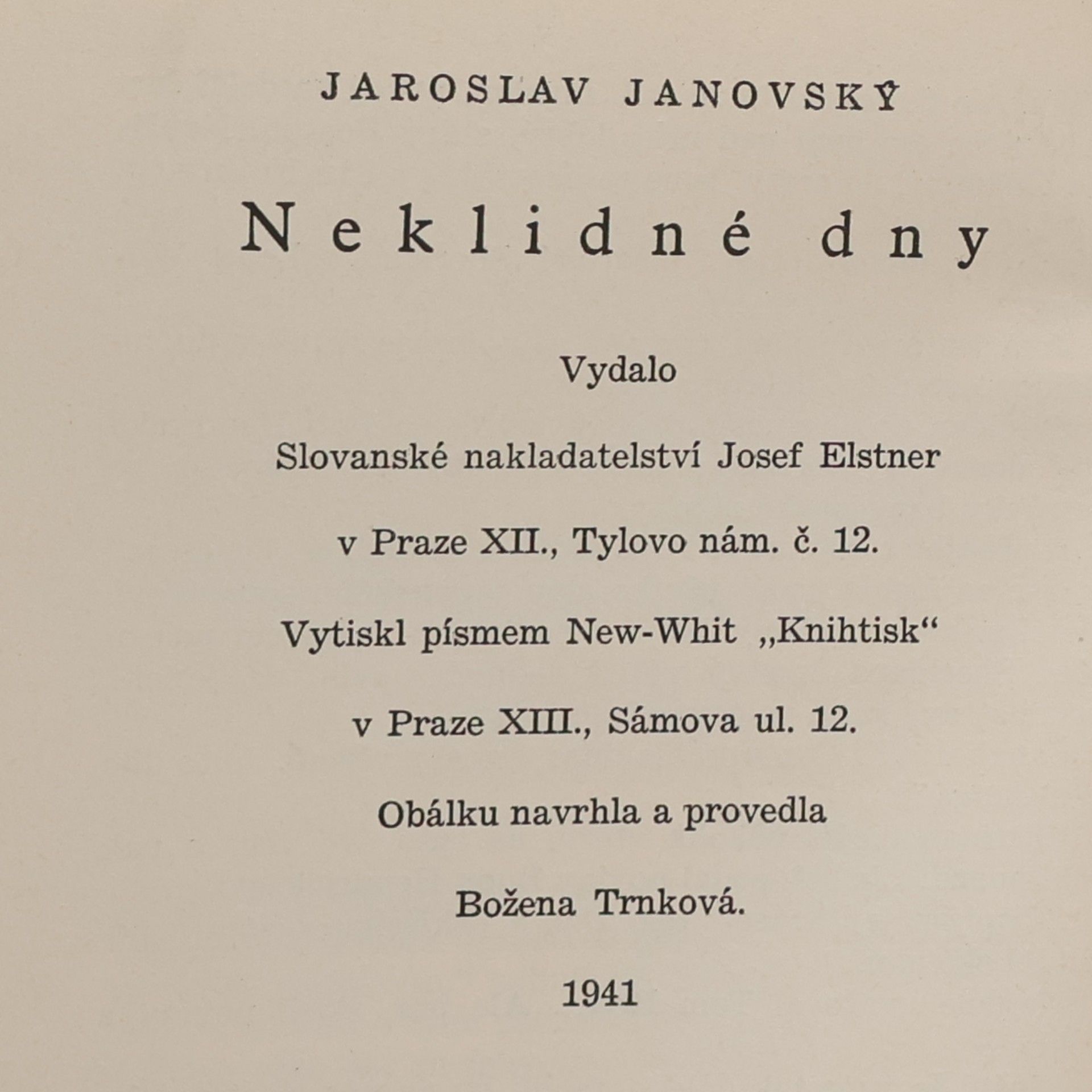 Jaroslav Janovský Zářivý cíl