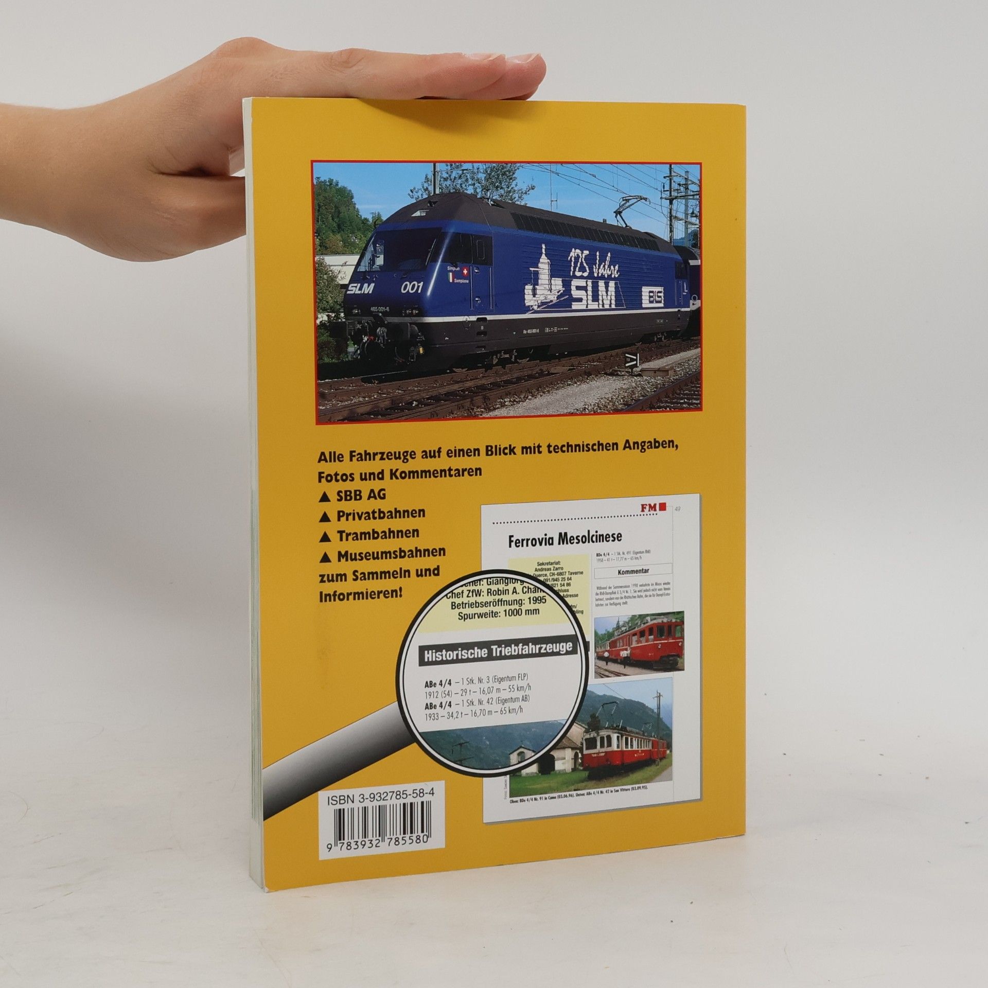 Ralph Bernet Handbuch Schweizer Triebfahrzeuge