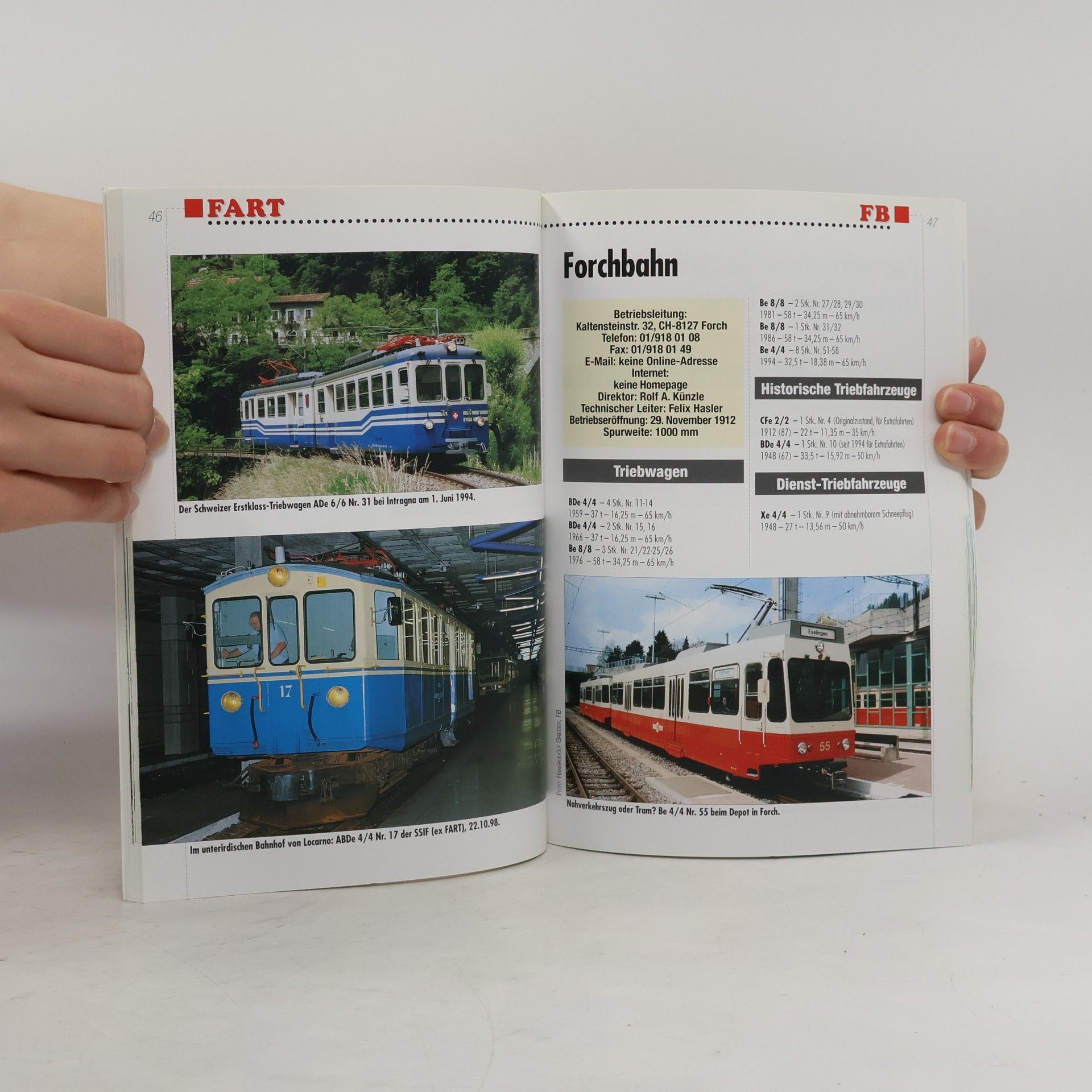 Ralph Bernet Handbuch Schweizer Triebfahrzeuge